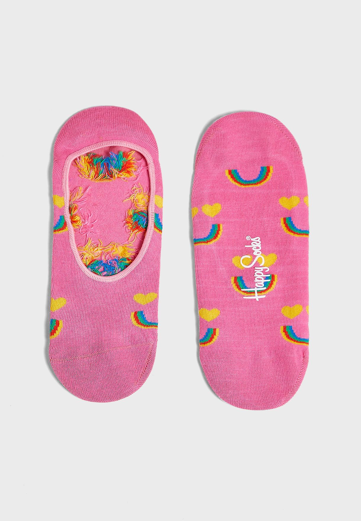 Happy Rainbow Liner Socks