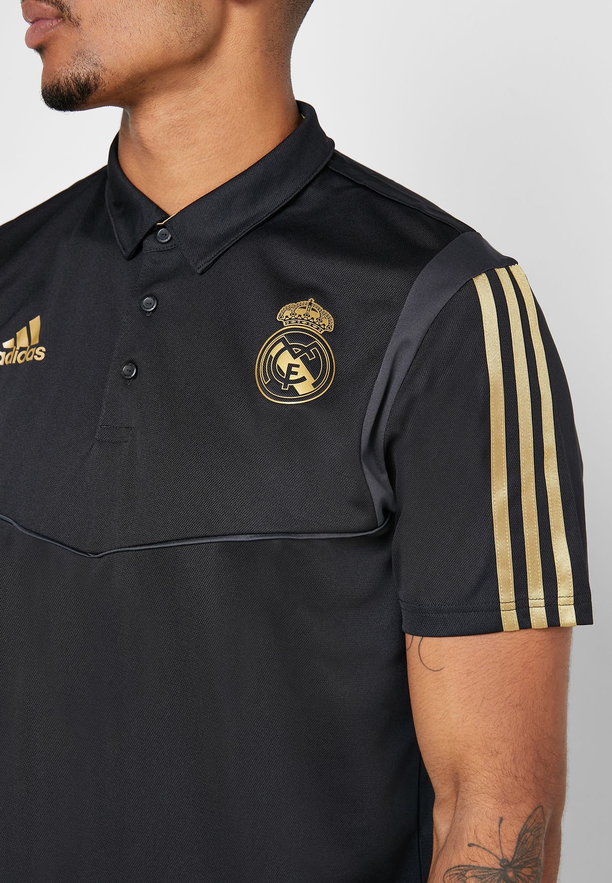 Buy adidas black Real Madrid Polo for Men in MENA, Worldwide