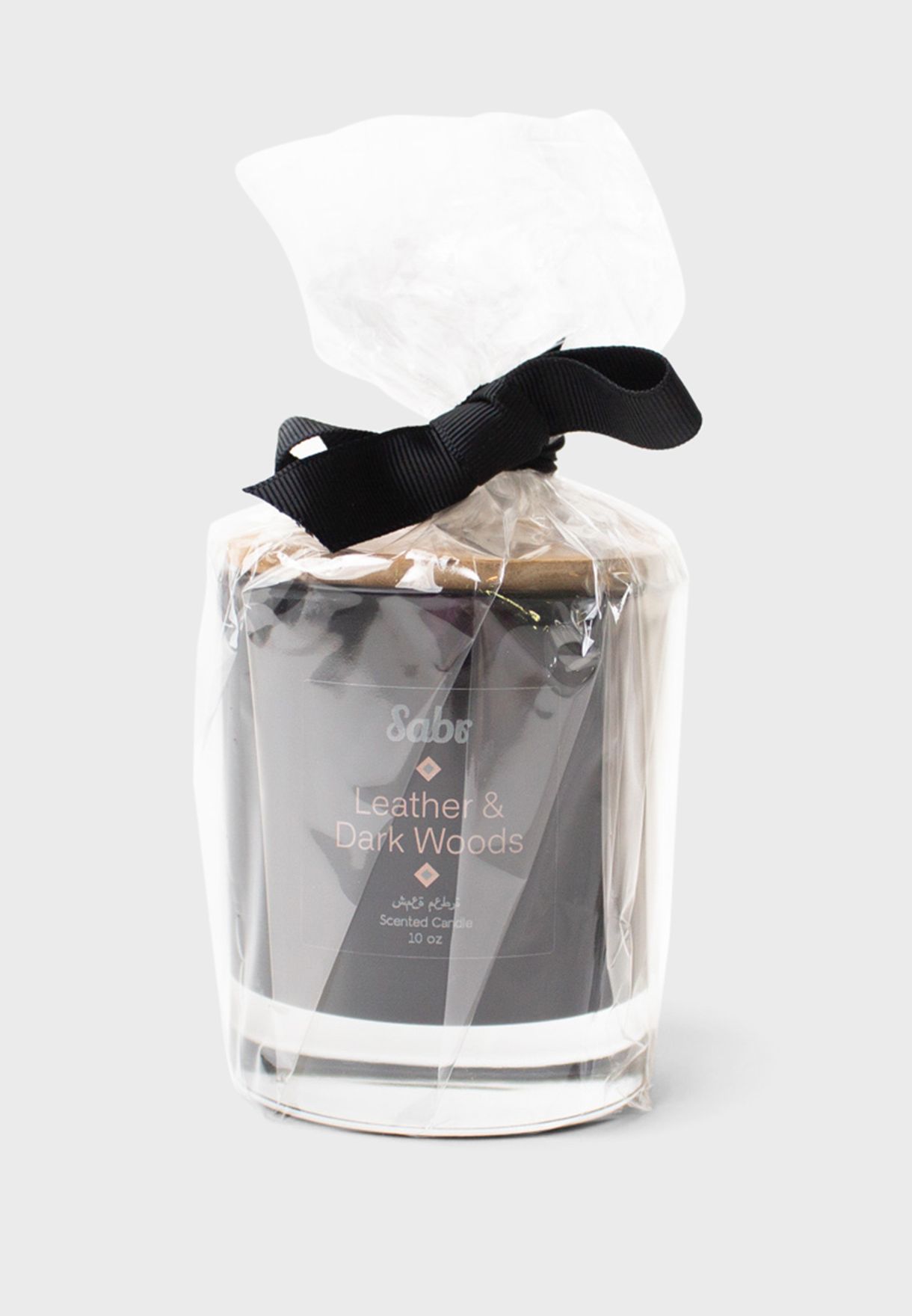 Leather & Dark Wood Woodwick Candle