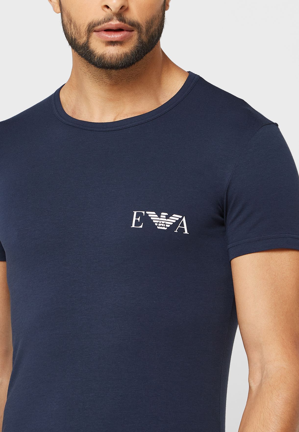 2 Pack Logo Crew Neck T-Shirt