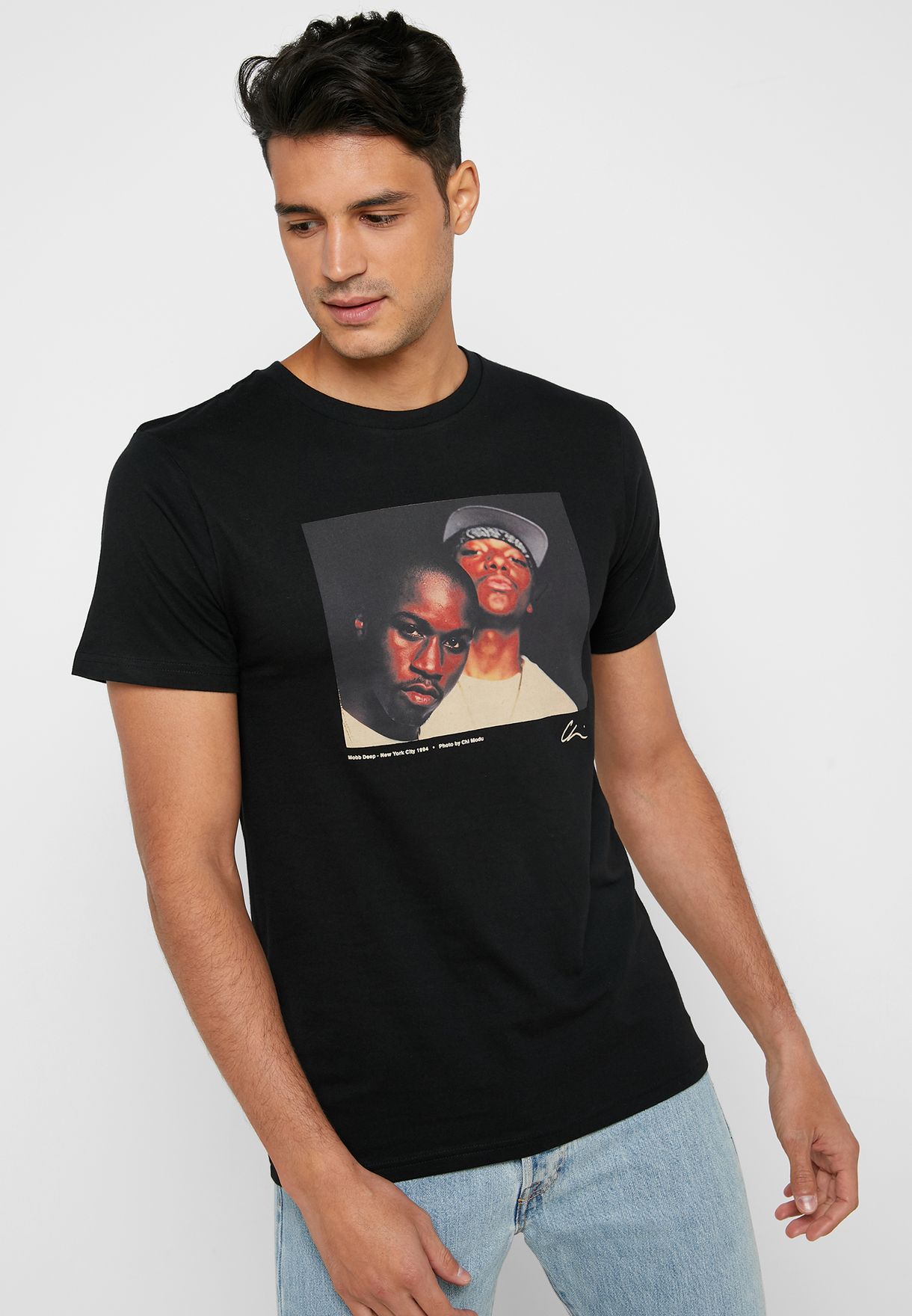 Buy Dedicated black Stockholm Mobb Deep Crew Neck T-Shirt for Men in  Muscat, Salalah