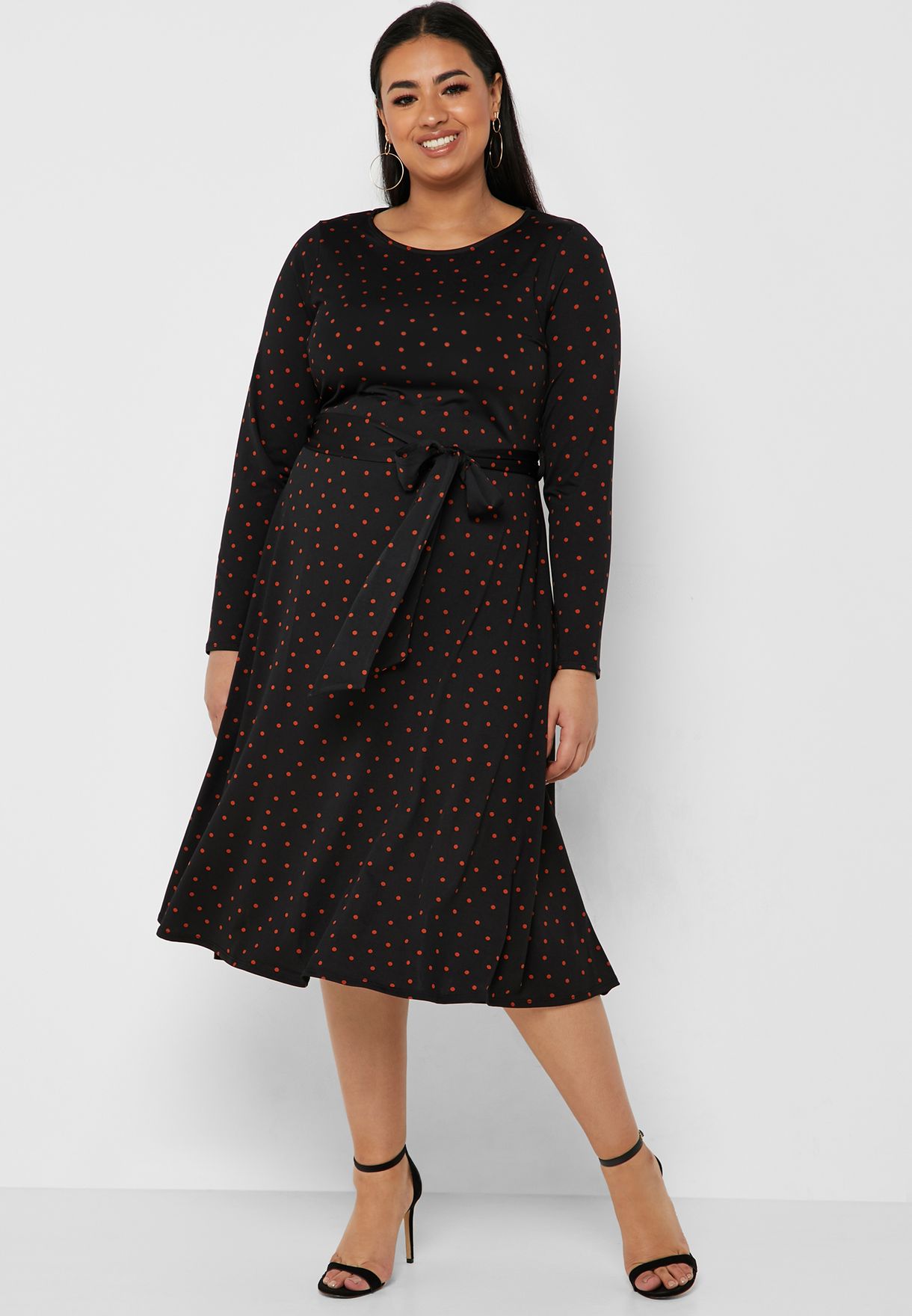 evans spotty dress