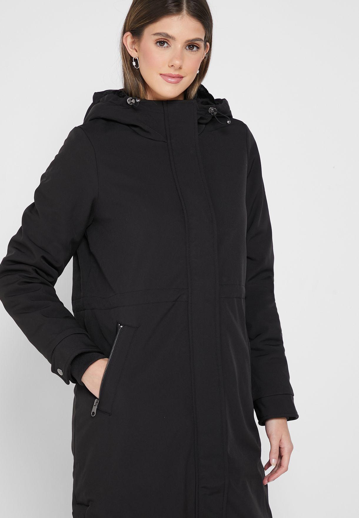Hooded Longline Coat
