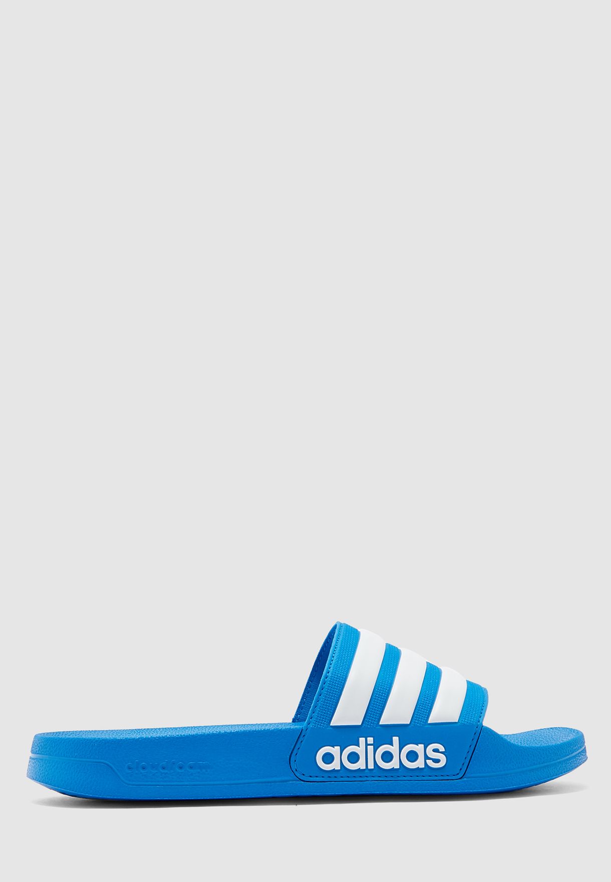 adilette shower slides blue