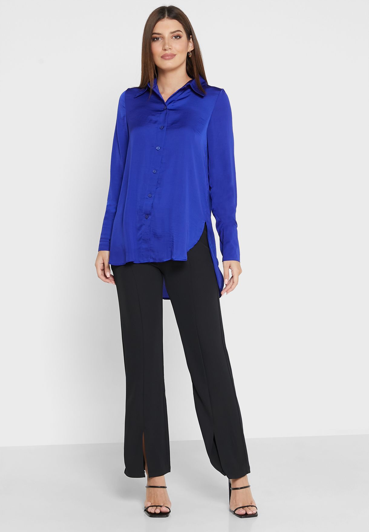slit hem pants