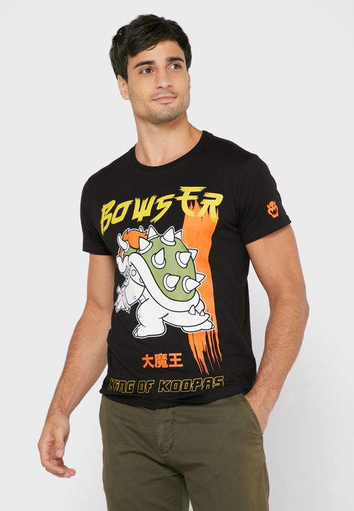 Super Mario King Koopa Crew Neck T-Shirt