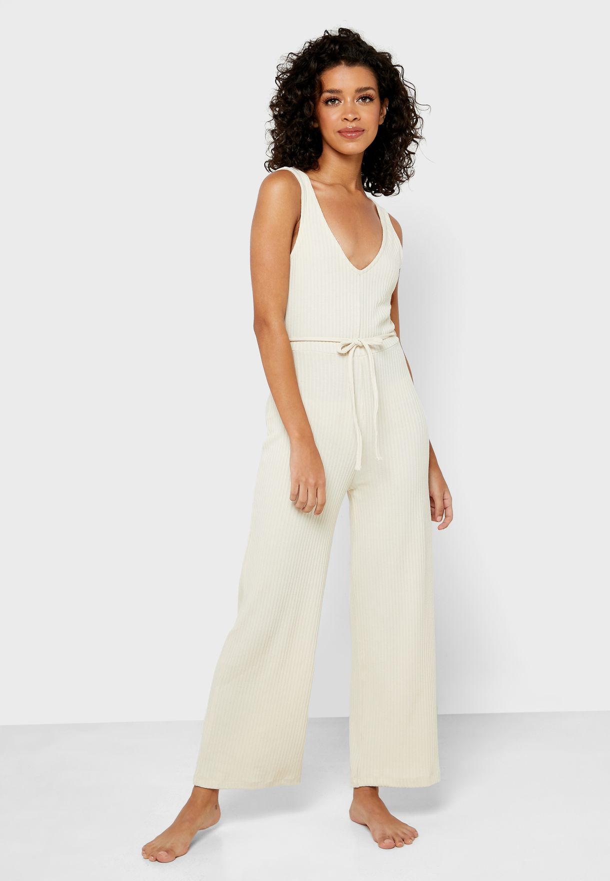 topshop ribbed jumpsuit