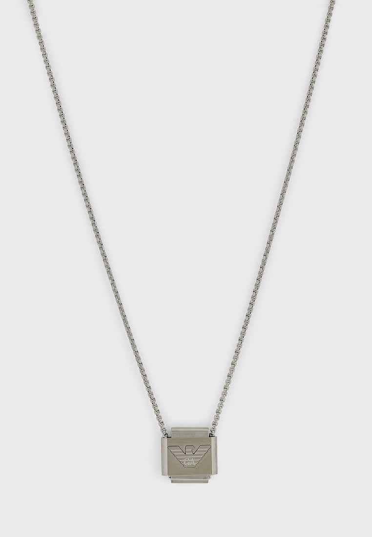 Buy Emporio Armani silver Egs2915040 Essential Necklace for Men in