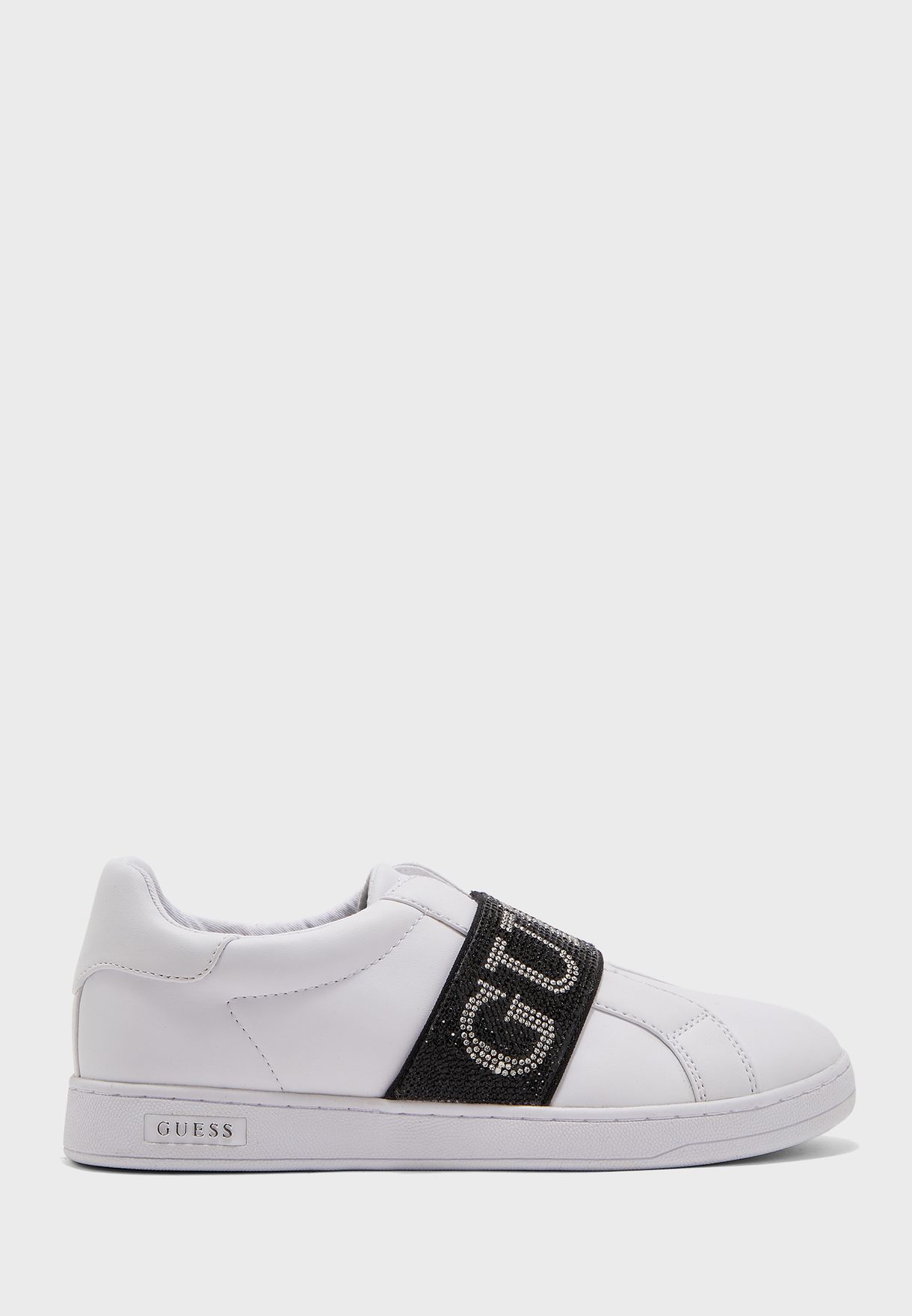 Buy Guess white Connur Logo Slip On for 
