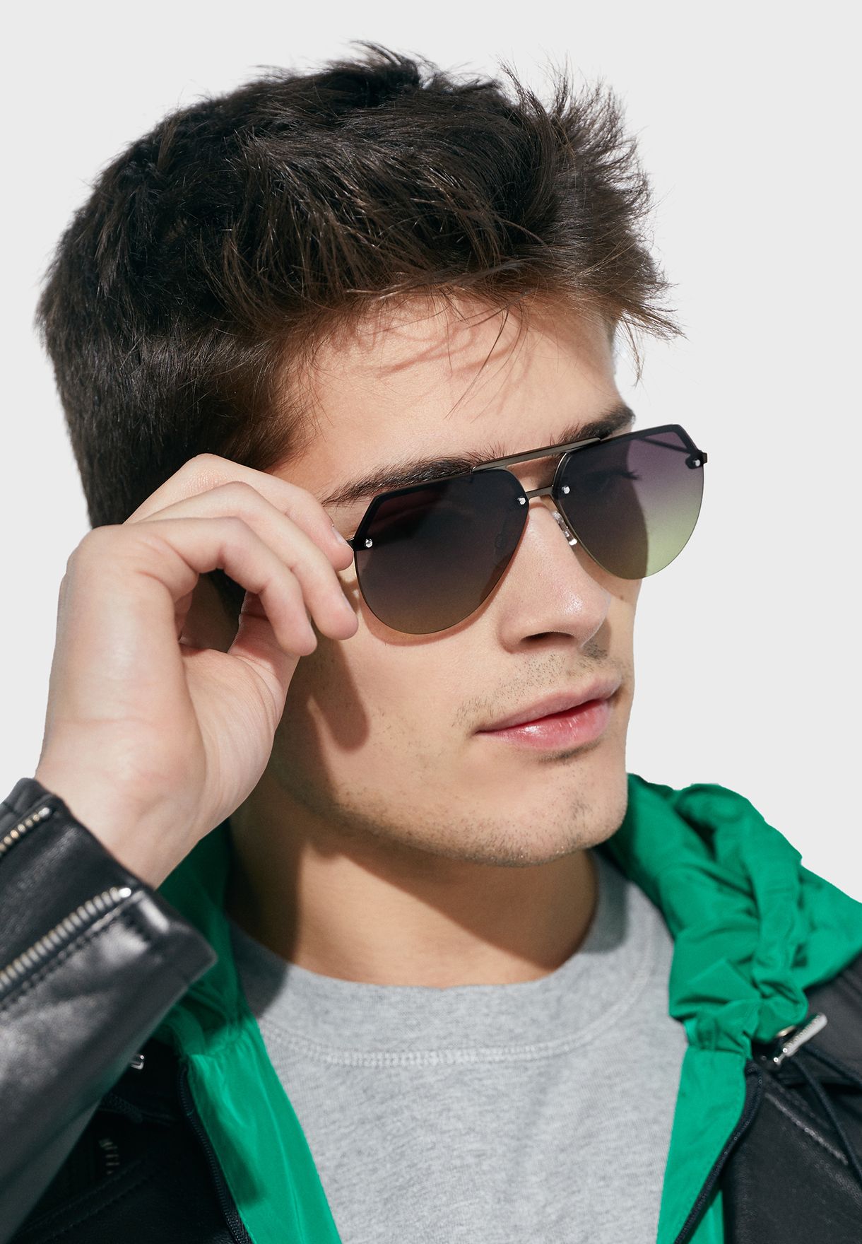 Cooper Half Frame Sunglasses