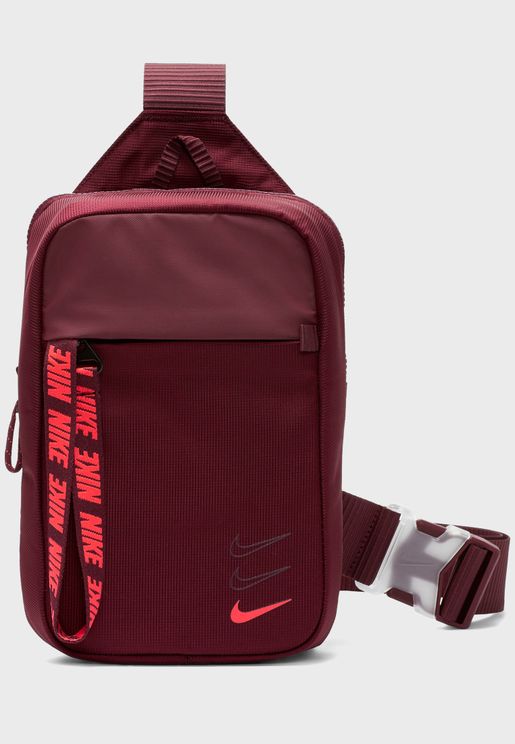 nike burgundy bag