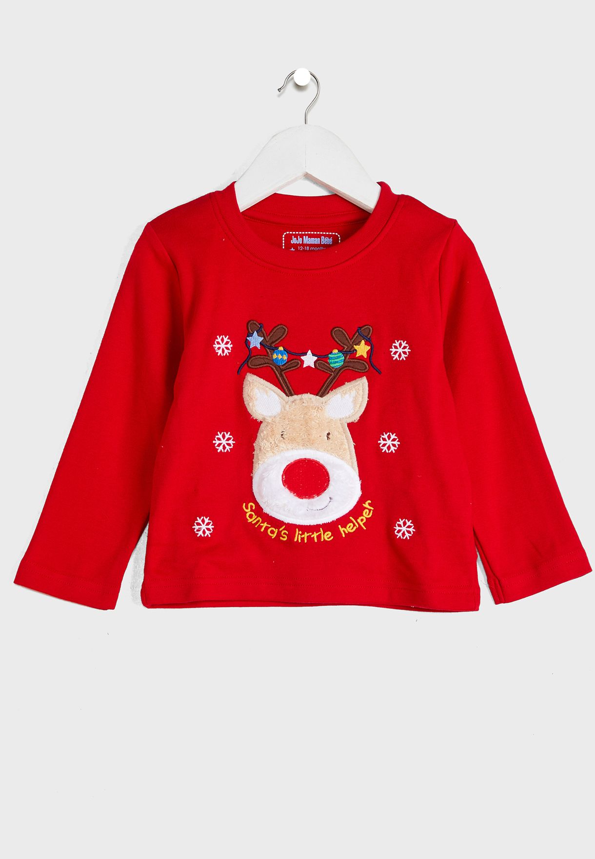 Kids Reindeer Tartan Pyjama Set