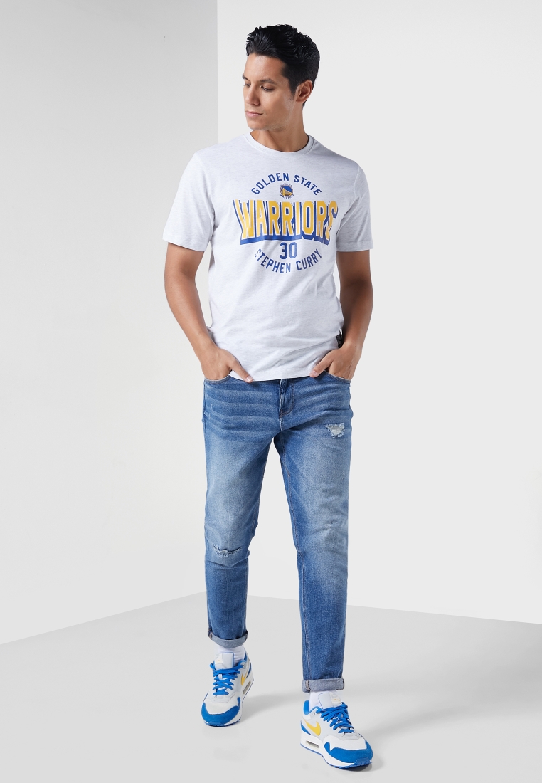 Outerstuff Youth Golden State Warriors Blue Logo T-Shirt