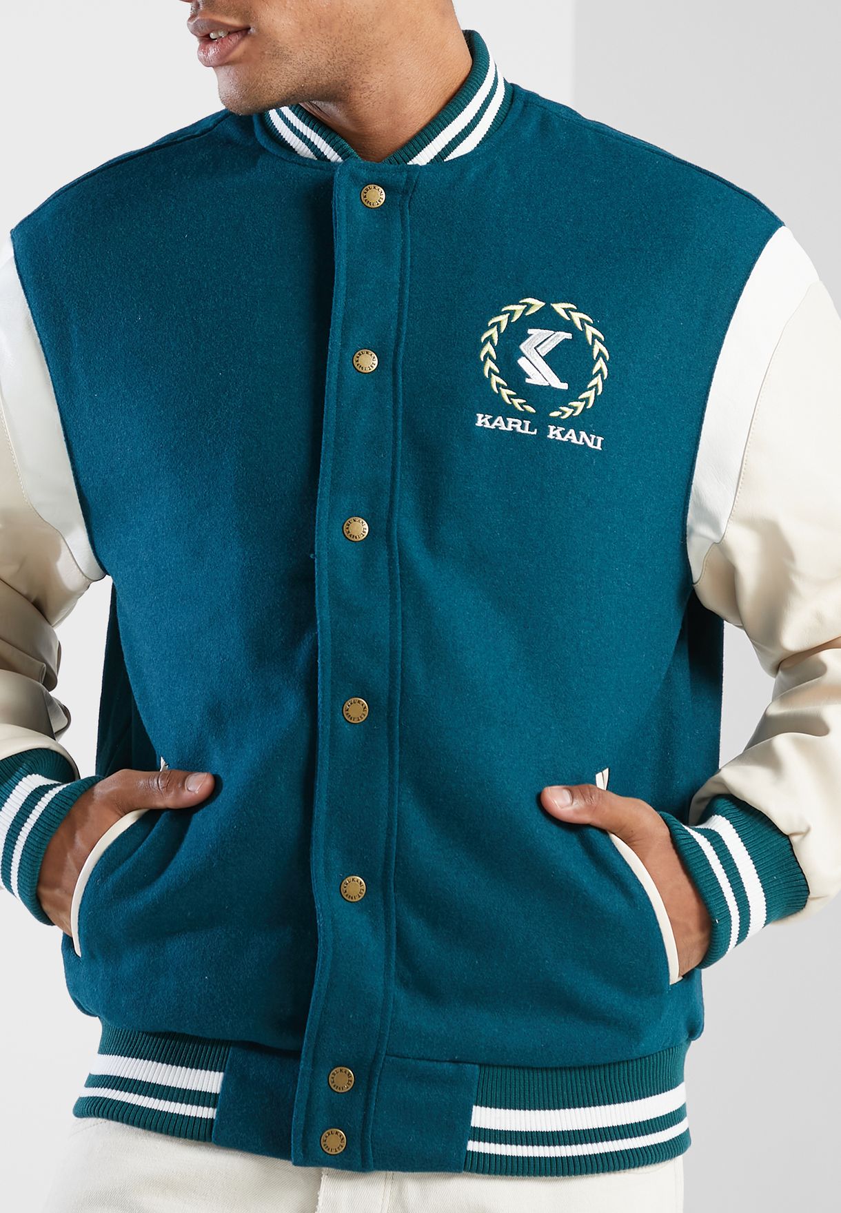 Retro Emblem College Jacket
