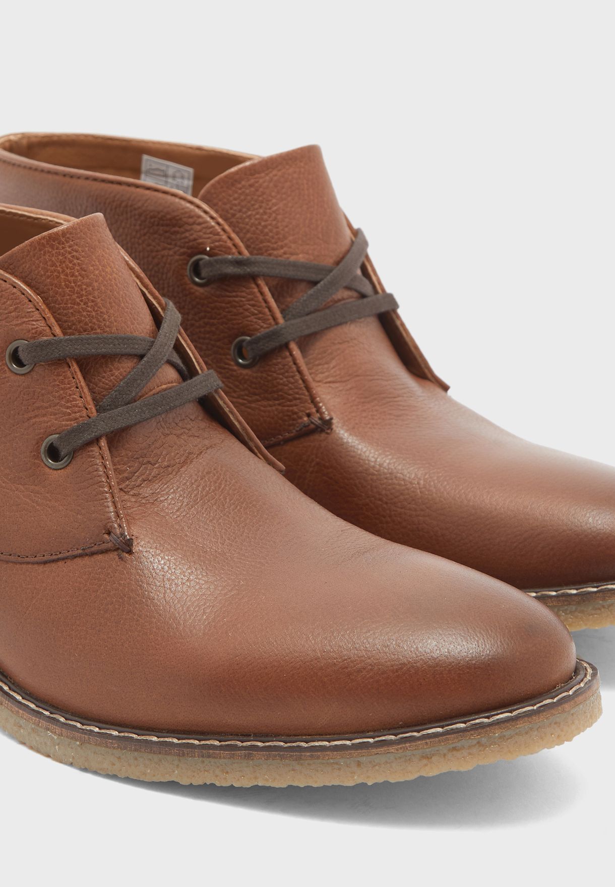 genuine leather chukka boots