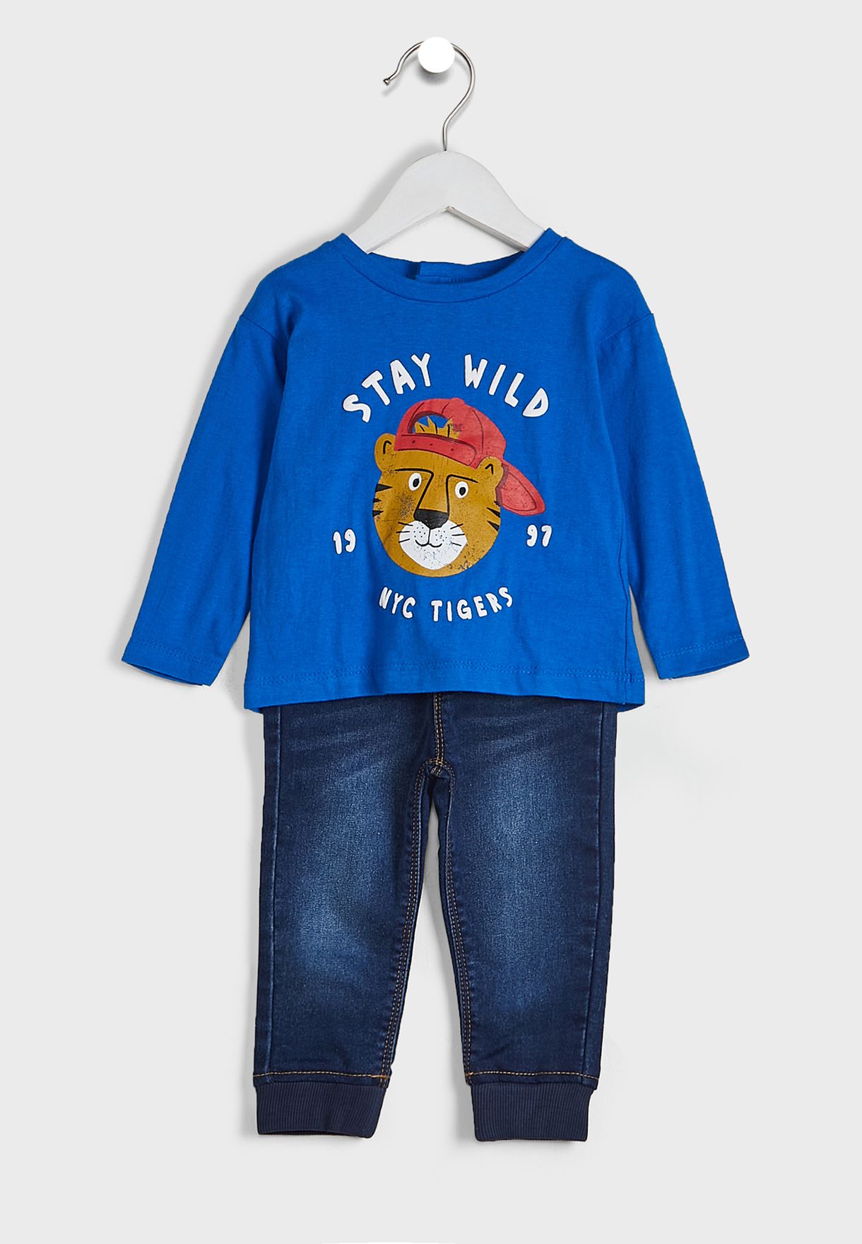 Infant 2 Piece T-Shirt & Jeans Set