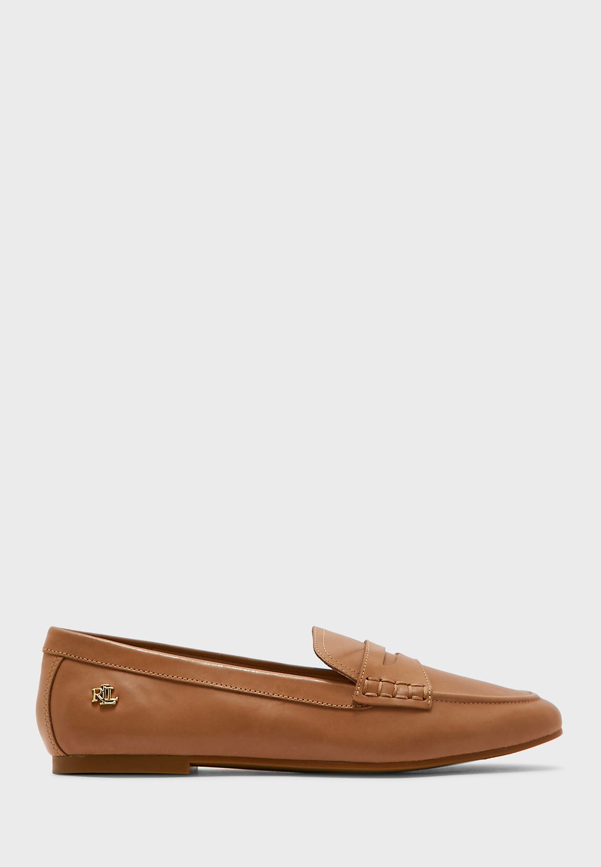 Buy Lauren Ralph Lauren beige Adison Flat Moccasins for Women in MENA,  Worldwide