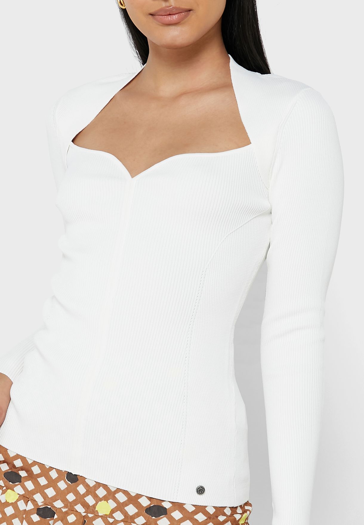 Sweetheart Neck Top