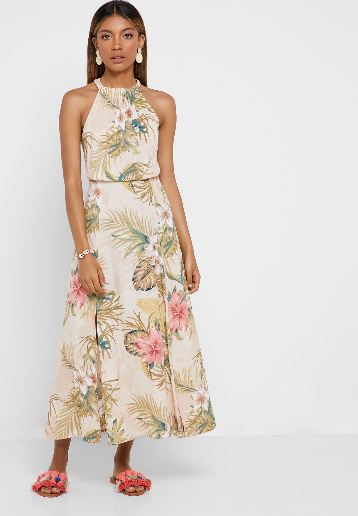 mango tropical dress