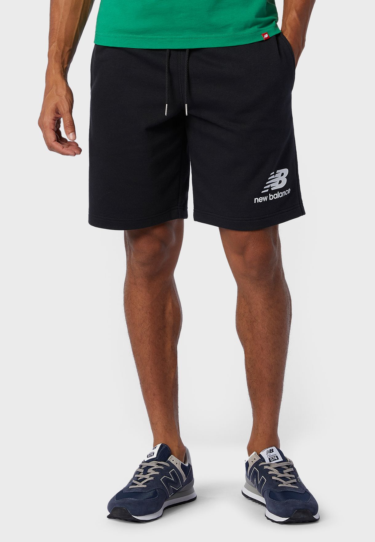 Essential Stacked Logo Shorts