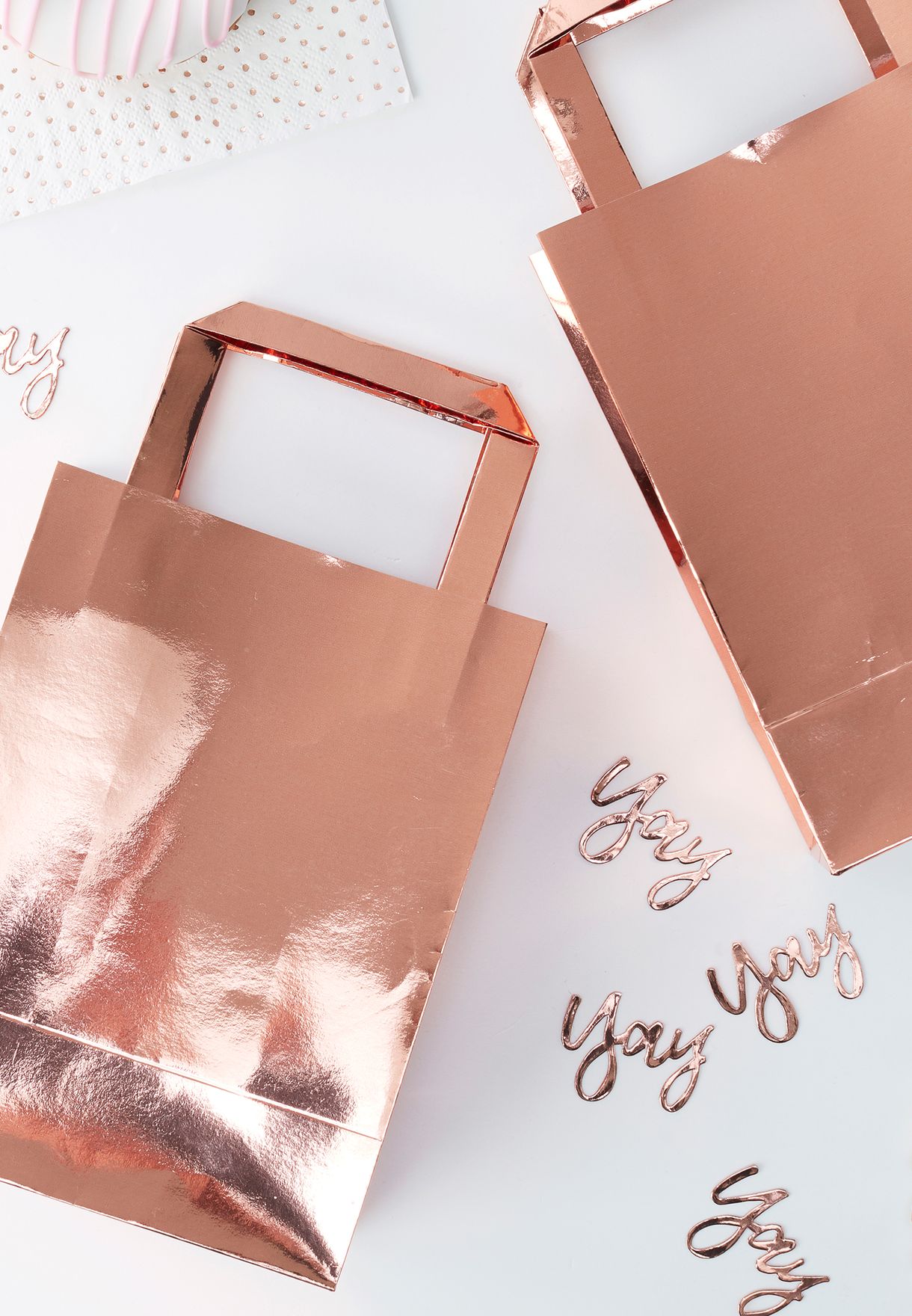 Rose Gold 5Pc Party Bag
