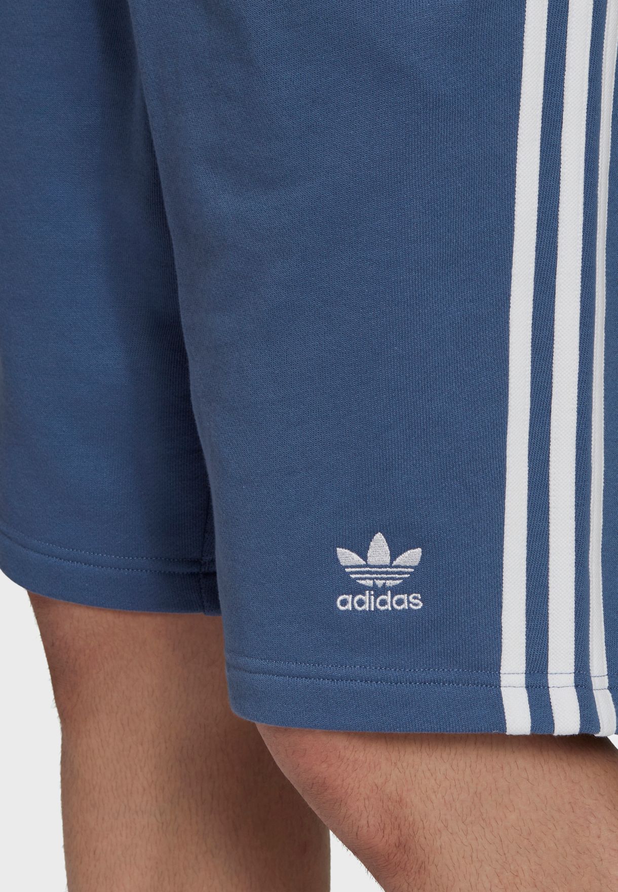 create Whose scientific Buy adidas Originals blue 3 Stripe Shorts for Men in Dubai, Abu Dhabi