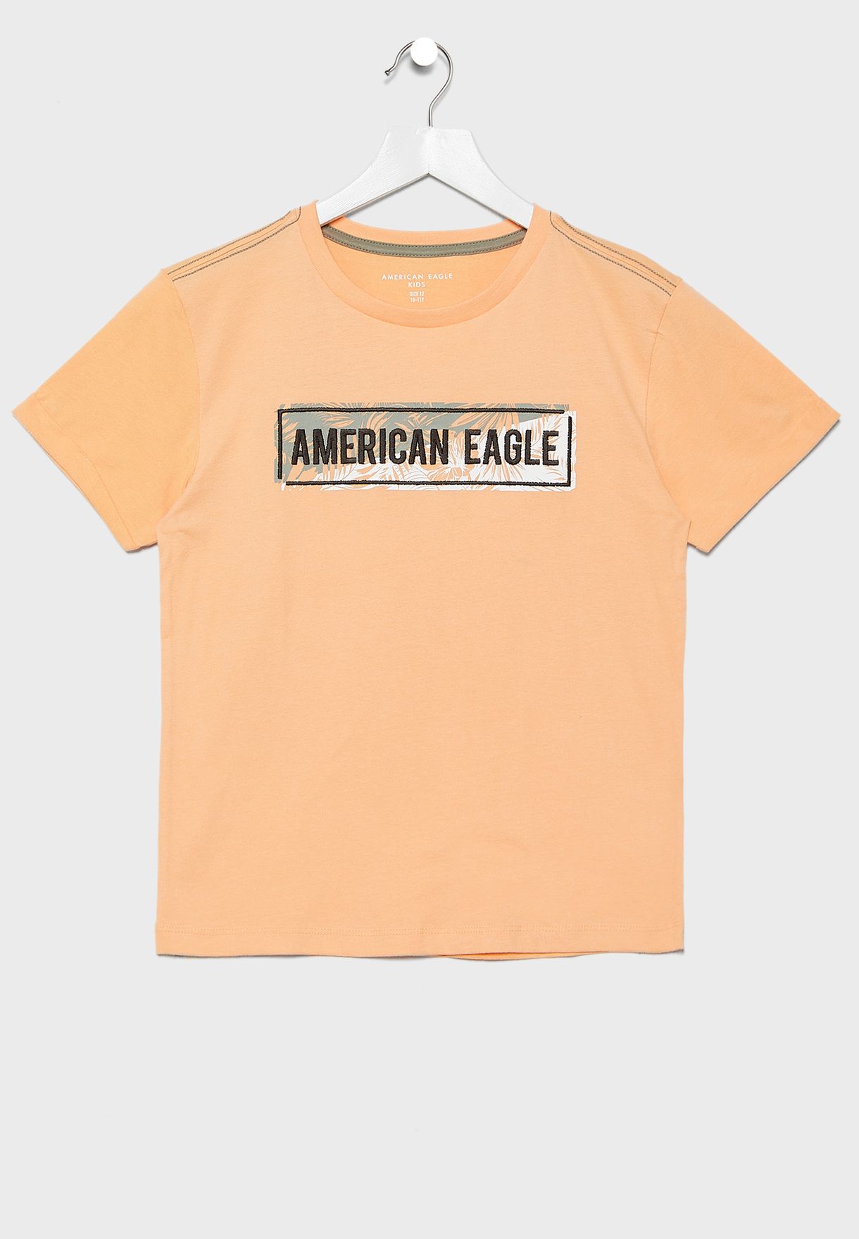 American Eagle Sleeve Logo Hoodie In Pink Asos