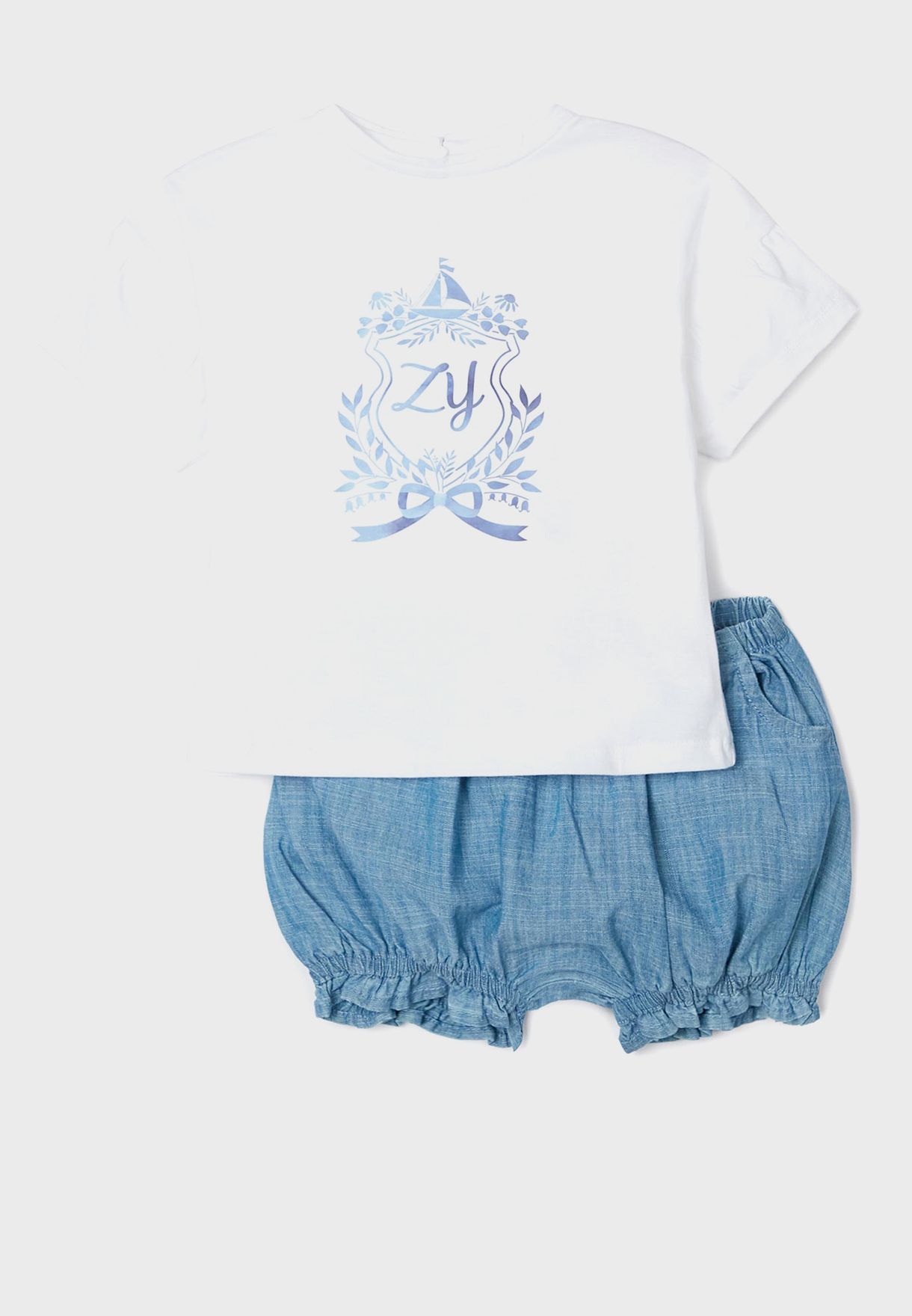 Infant Graphic T-Shirt & Short Set