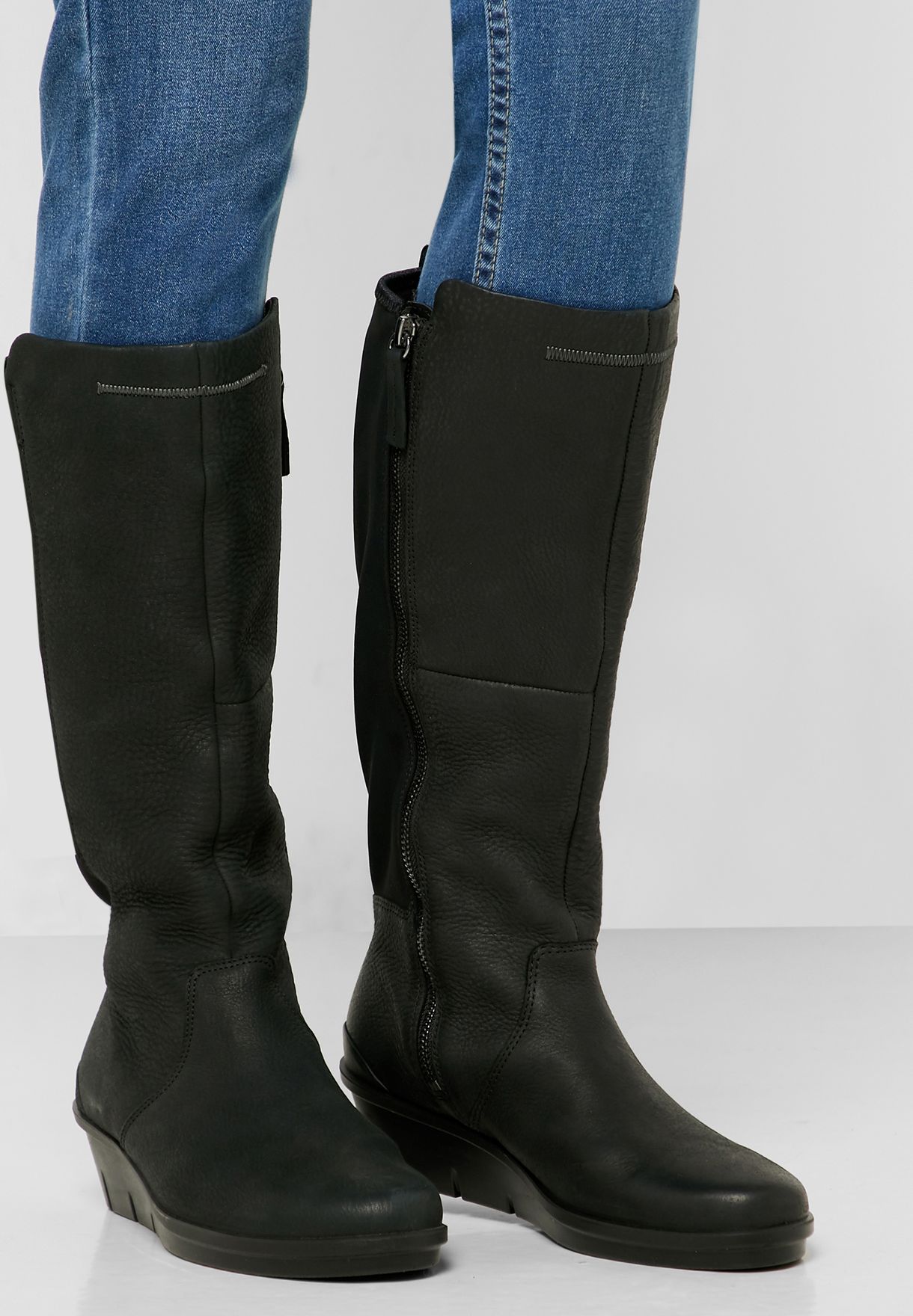Grønland chap Sædvanlig Buy Ecco black Skyler Knee Boot for Women in MENA, Worldwide | 28602351052