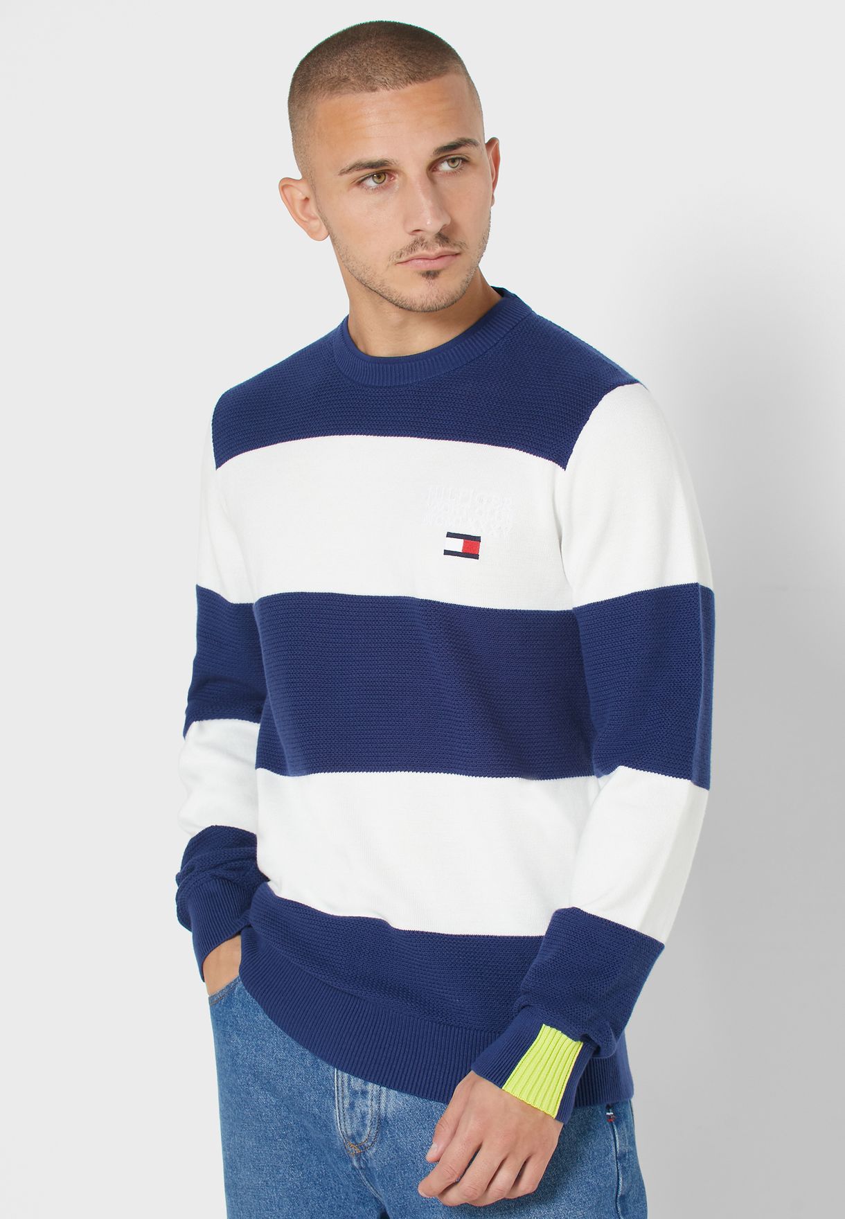 tommy hilfiger striped sweater