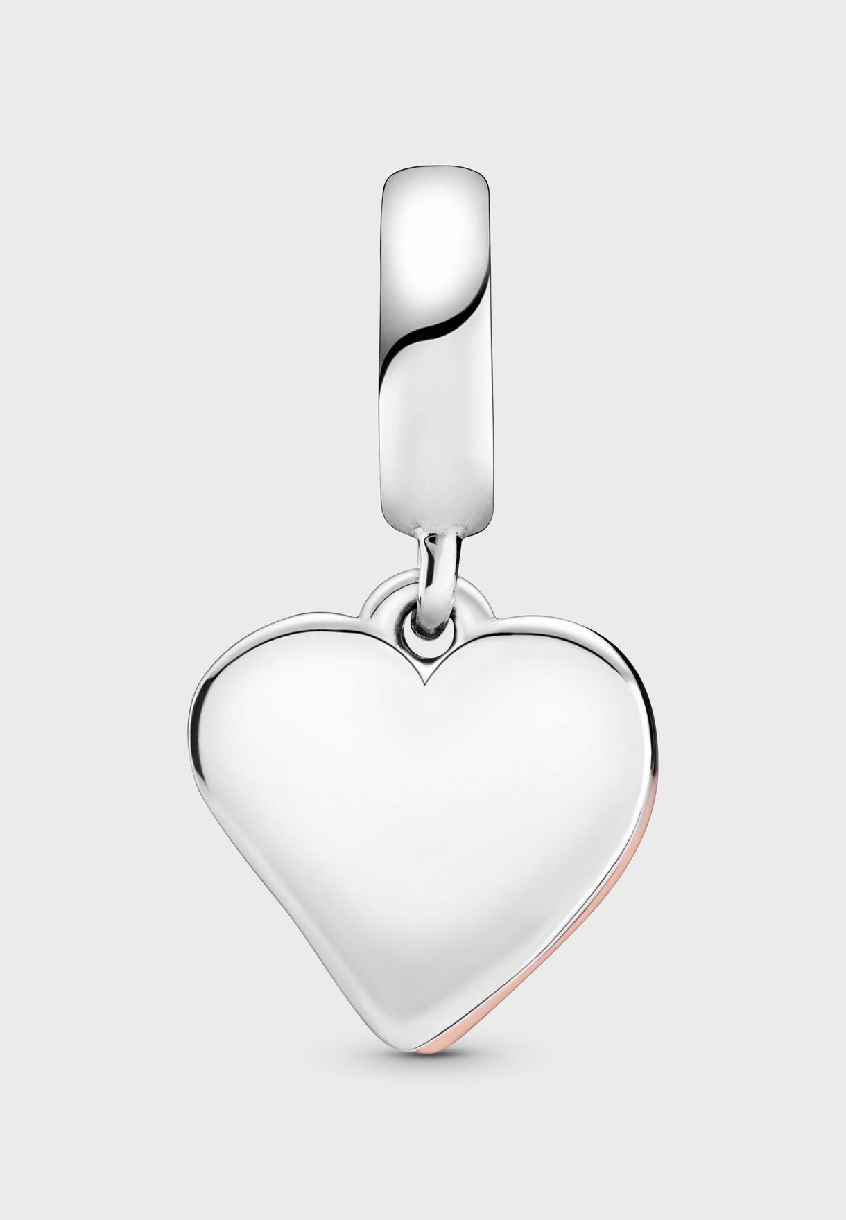 sparkling freehand heart dangle charm