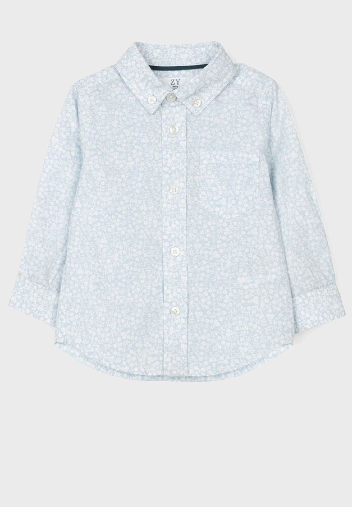 Infant Floral Print Shirt