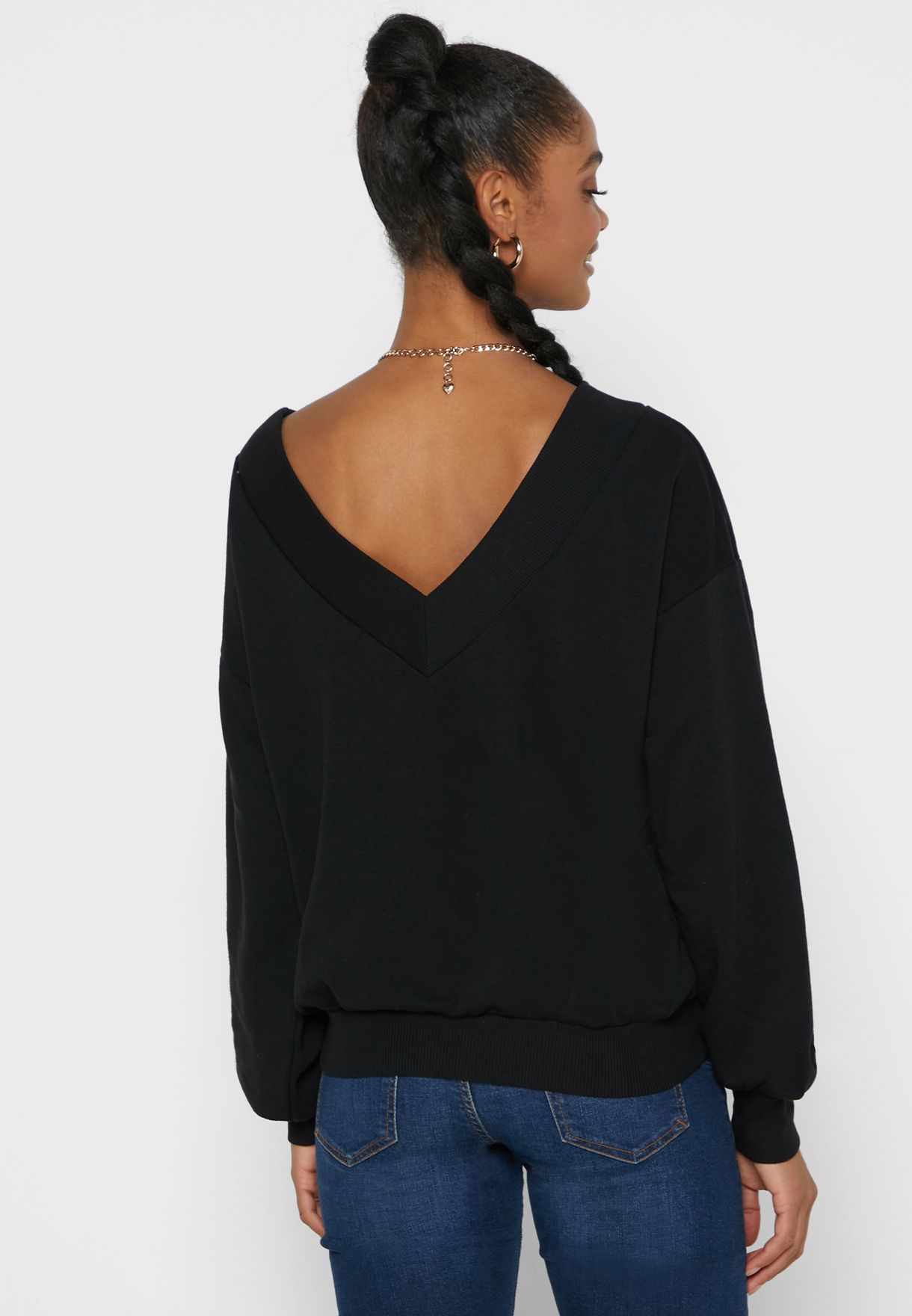 Buy Forever 21 black Sweatshirt for Women in Dubai, Abu Dhabi