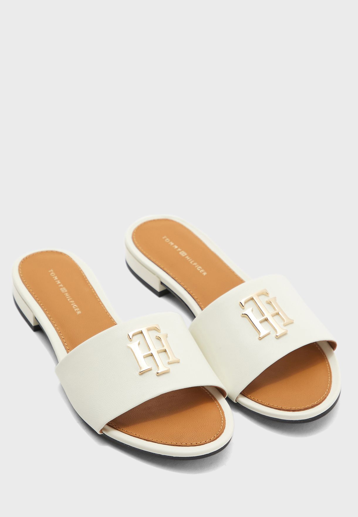 white tommy hilfiger sandals