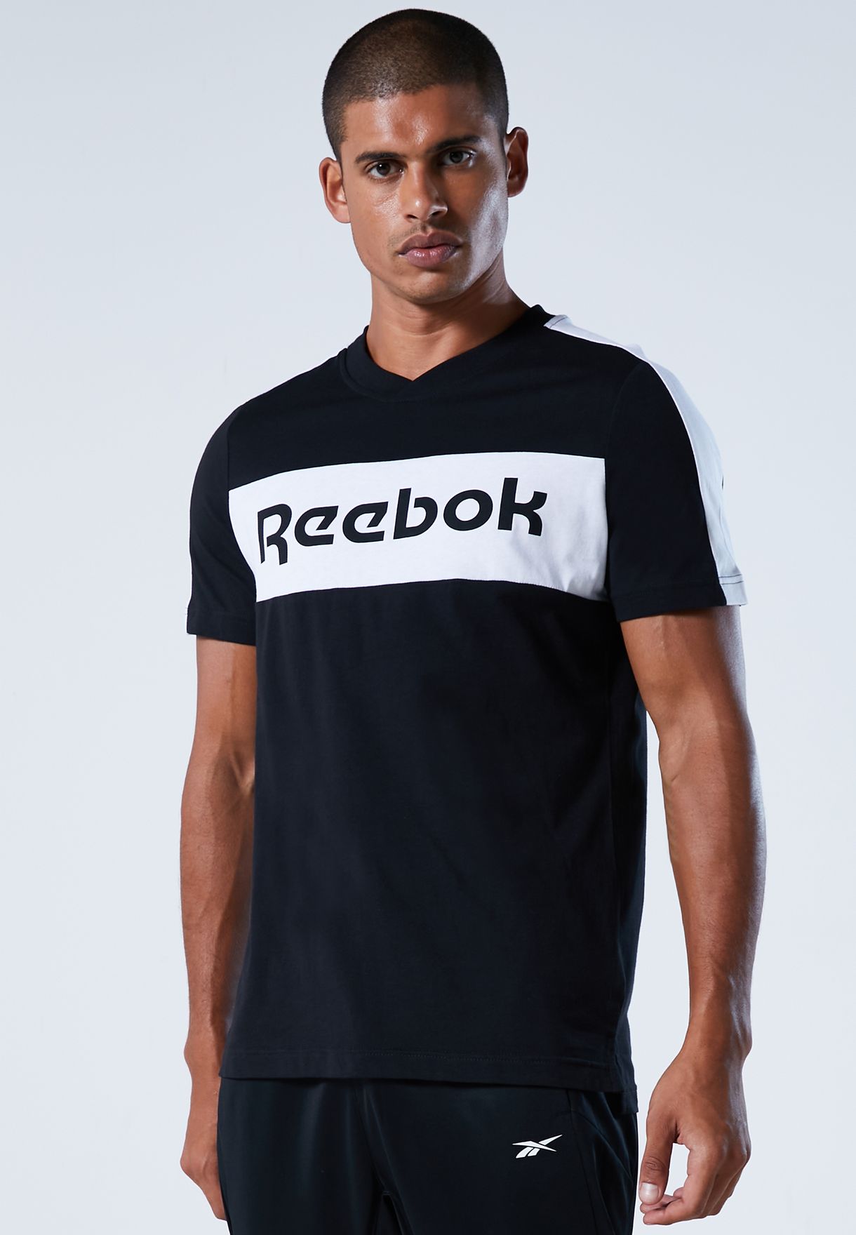reebok black t shirt