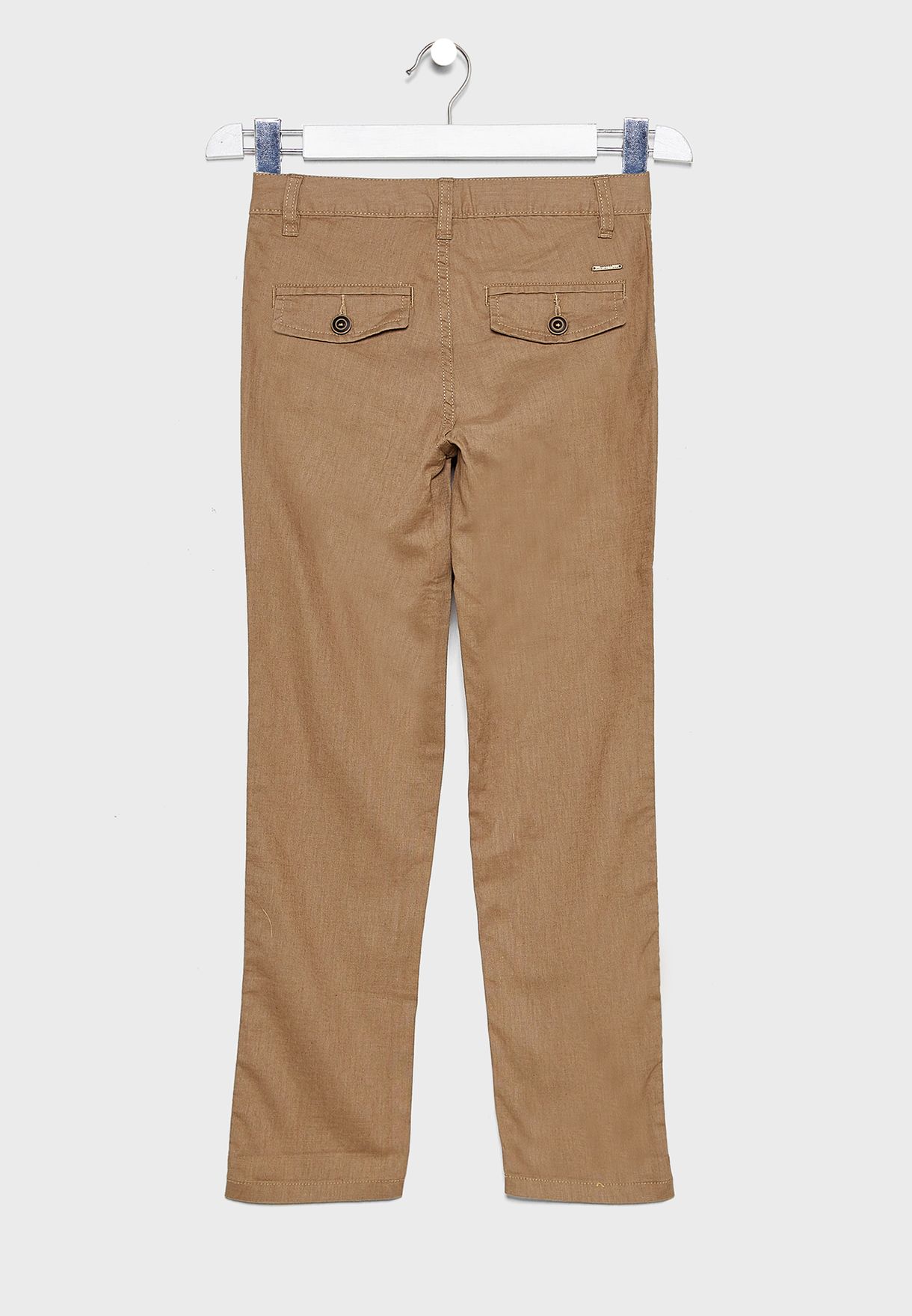 brown casual trousers