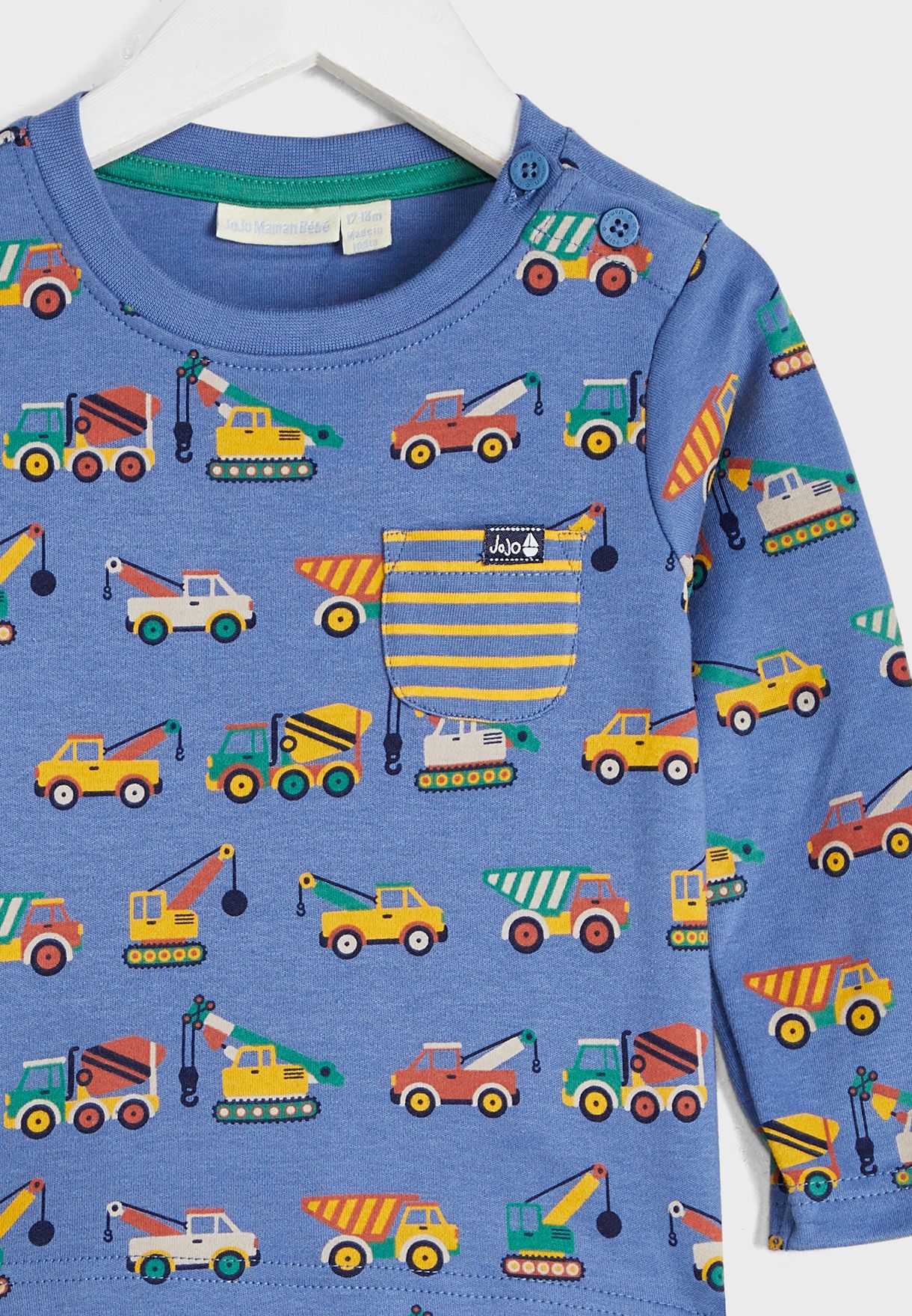 Kids Vehicles Print T-Shirt