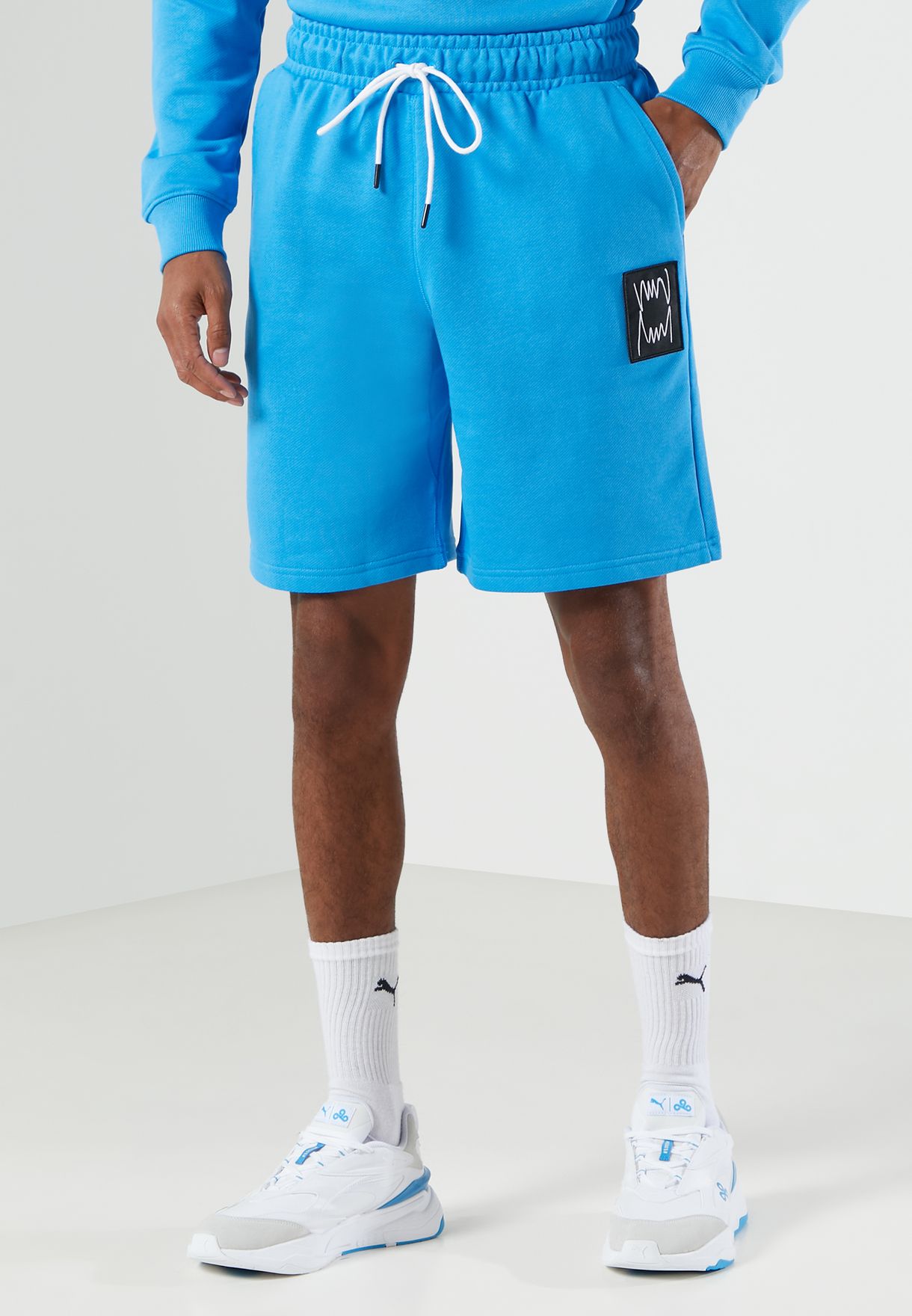 puma shorts blue