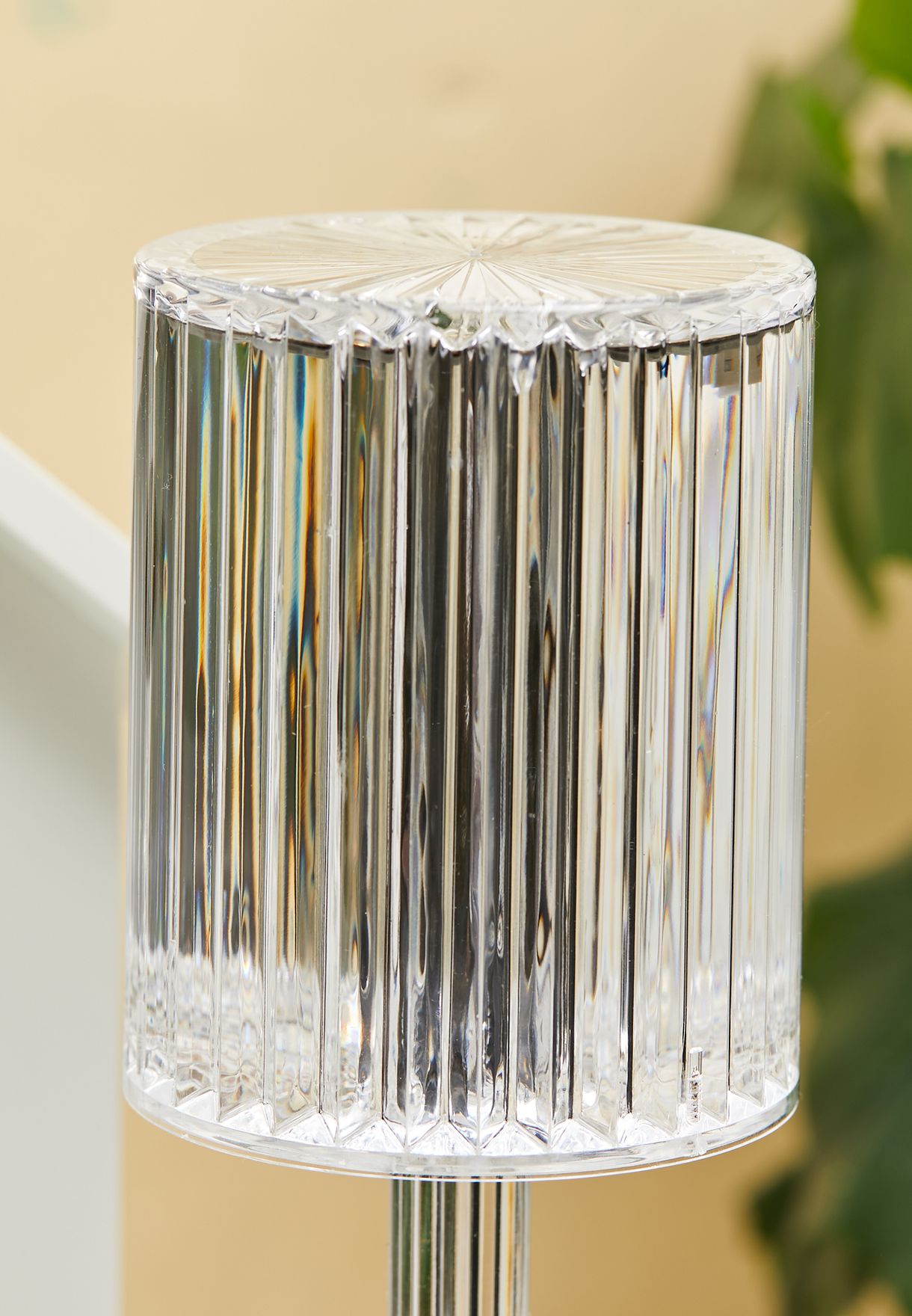 Led Round Touch Crystal Night Lamp