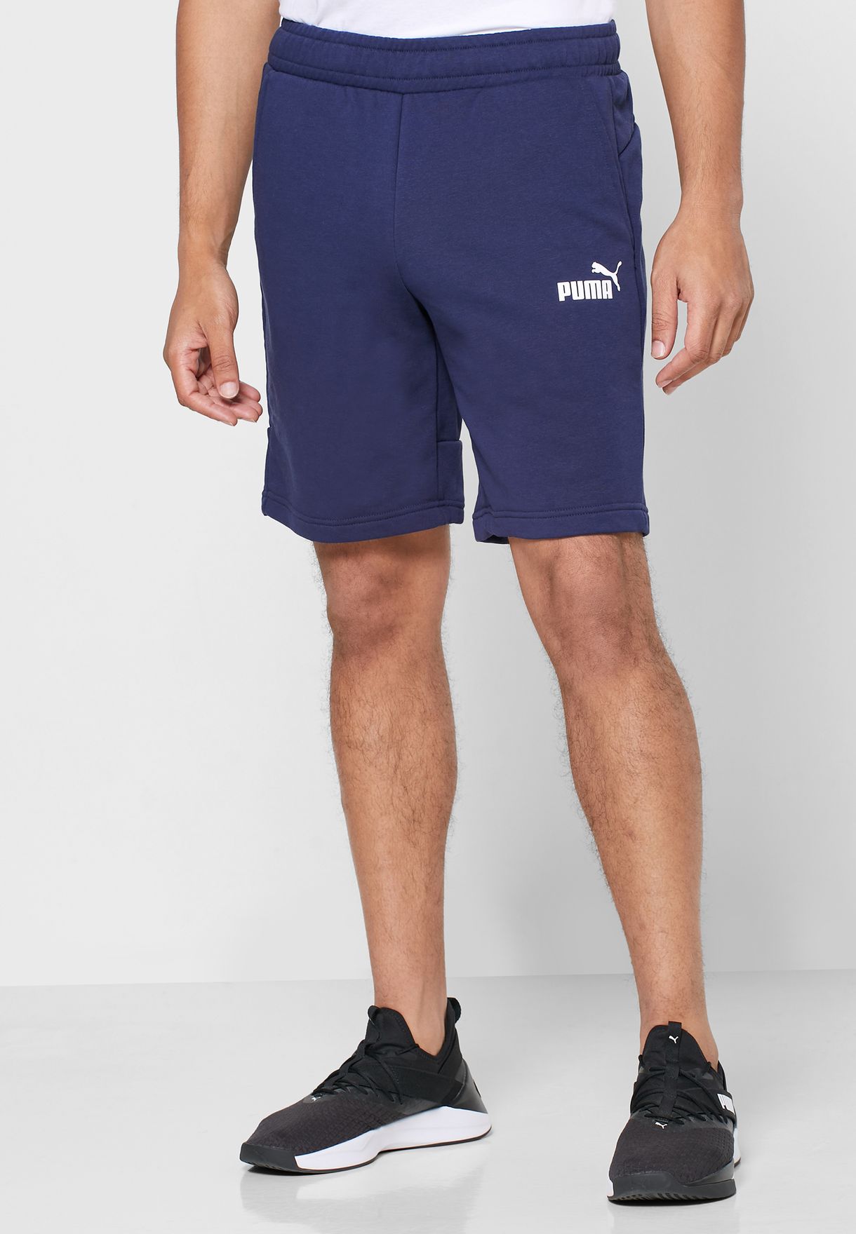 puma navy shorts