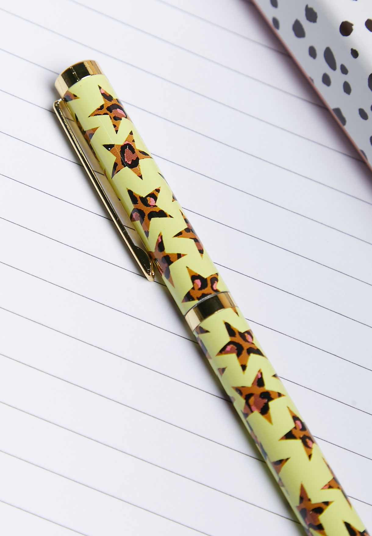 Leopard Star Boxed Pen