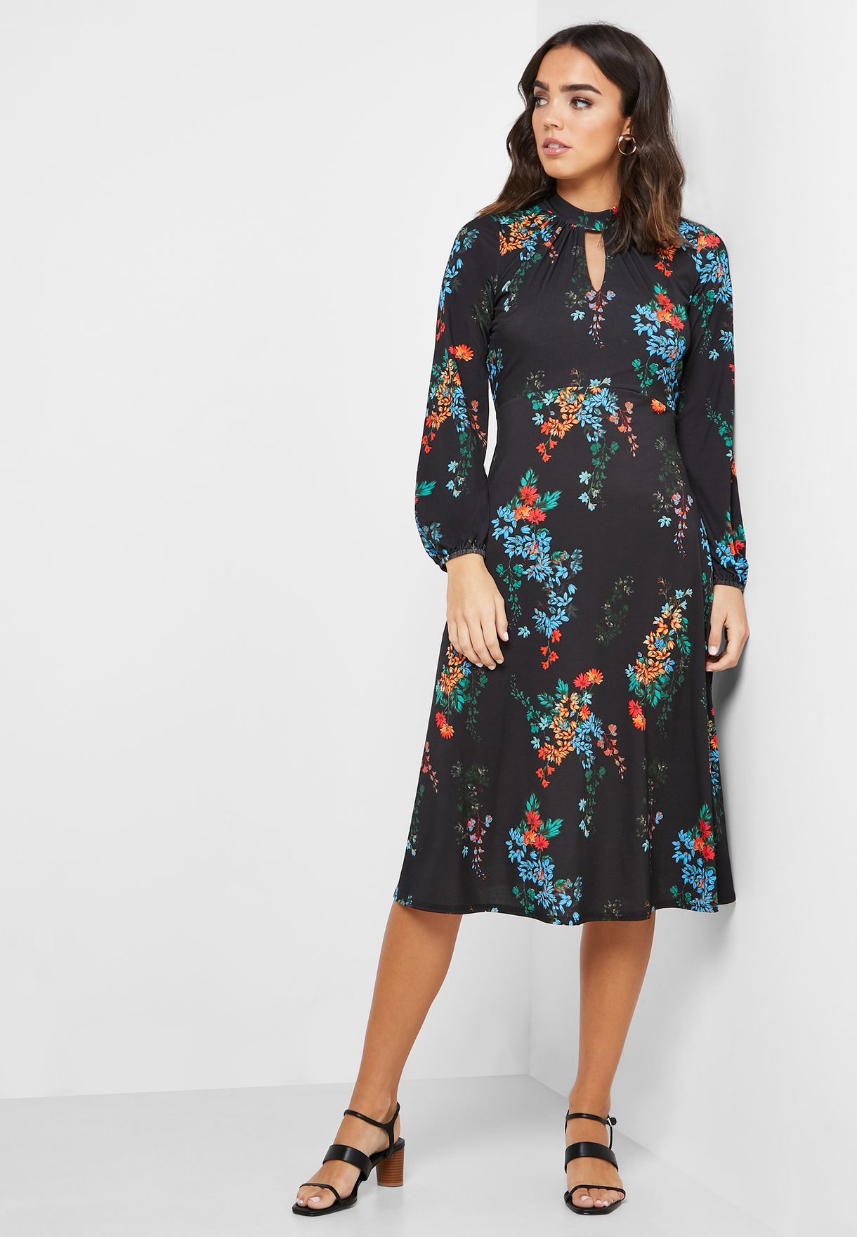 wallis floral dress