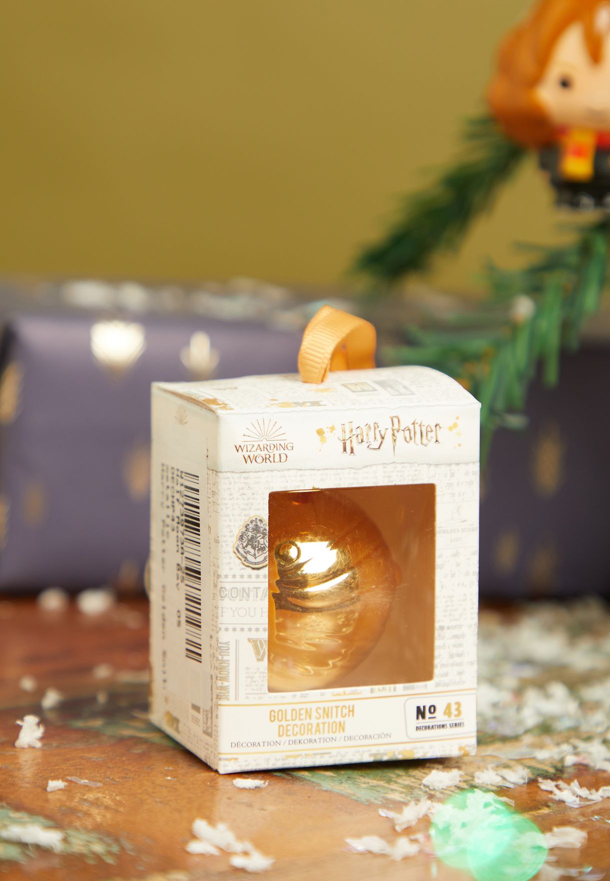 Harry Potter Golden Snitch Christmas Decoration