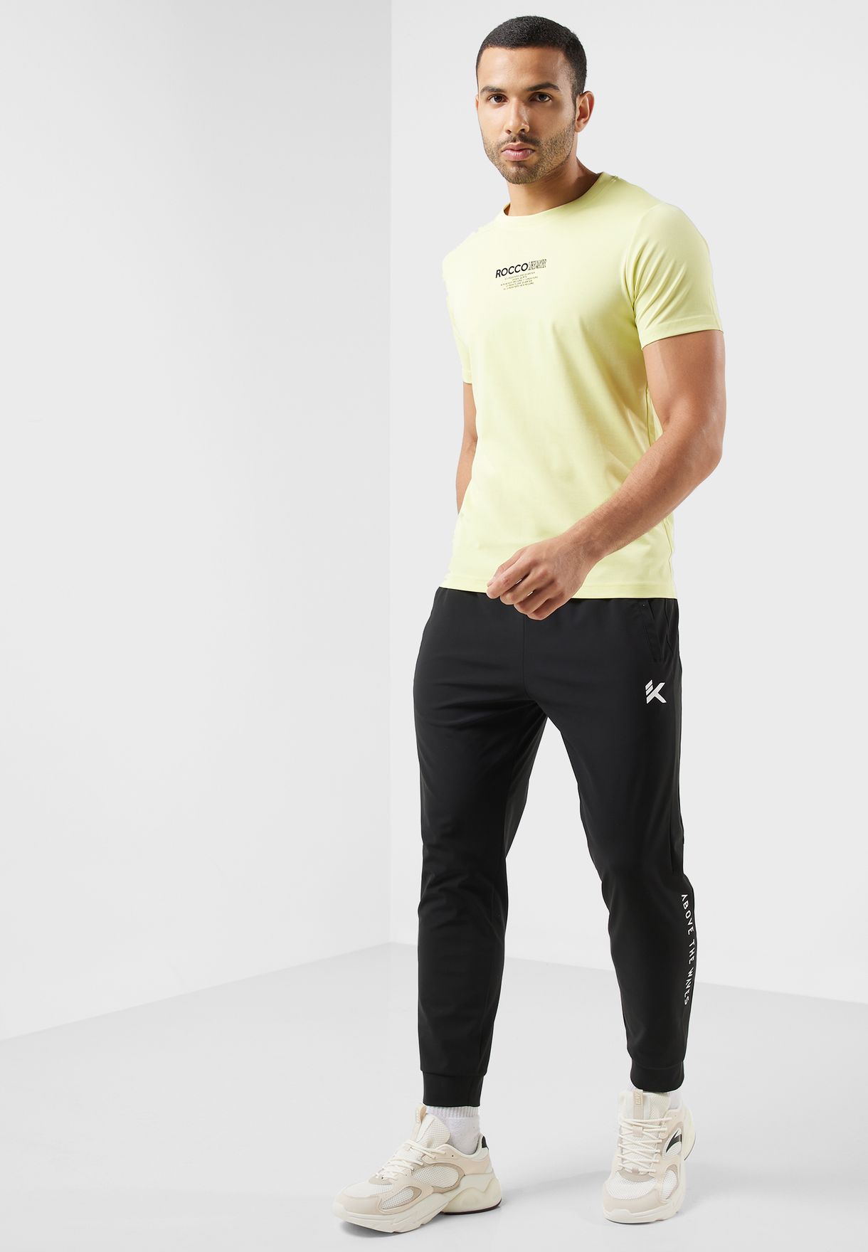 Buy Anta black Klay Thompson Knit Track Pants for Men in Dubai, Abu Dhabi