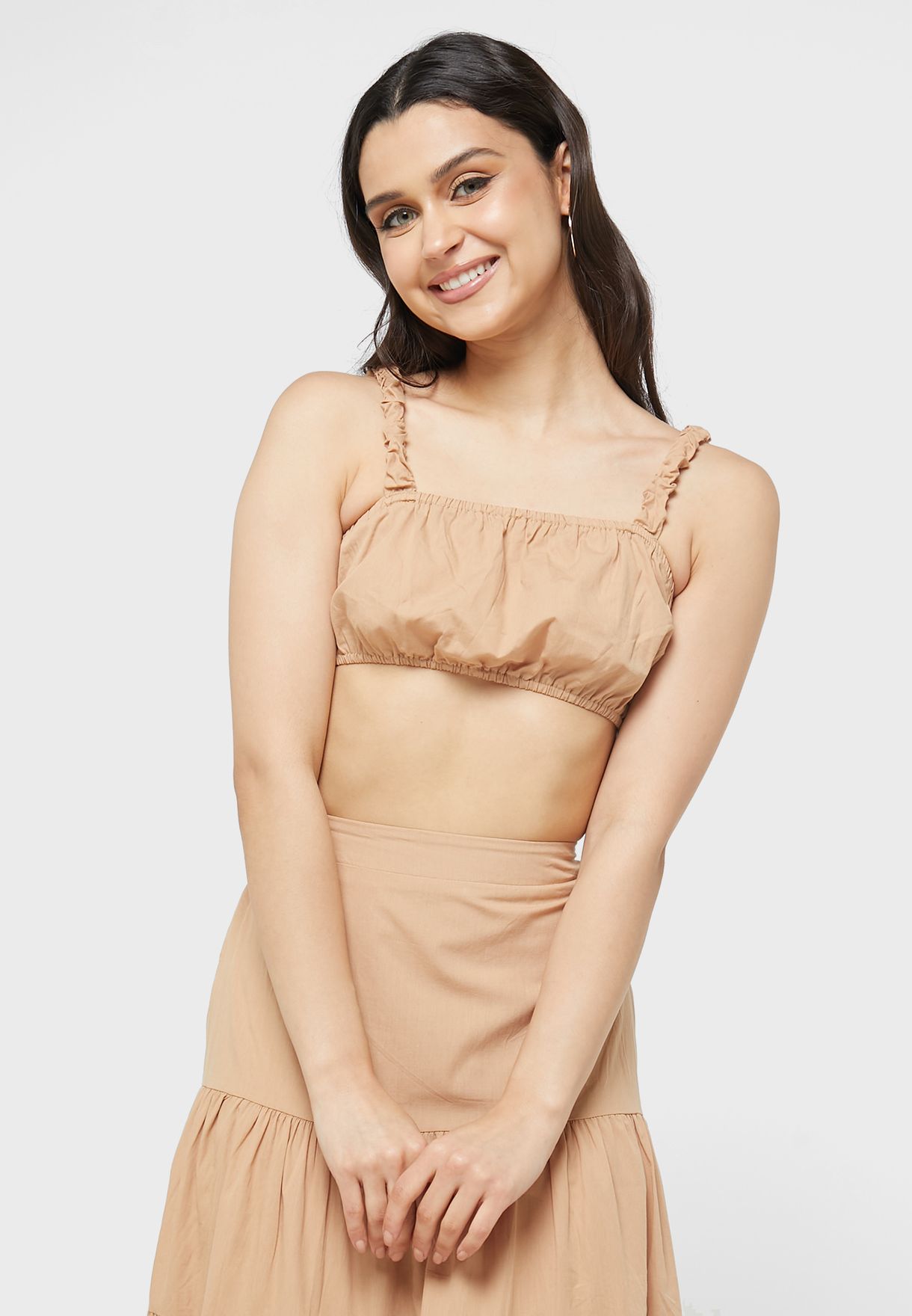 Tiered Skirt And Top Set