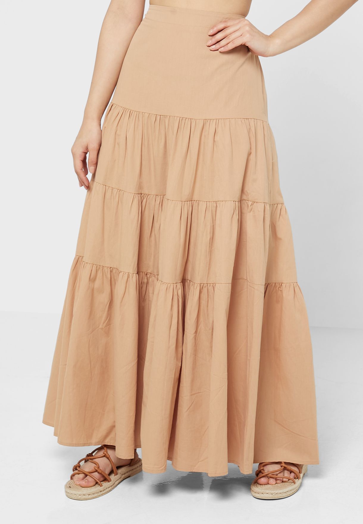 Tiered Skirt And Top Set