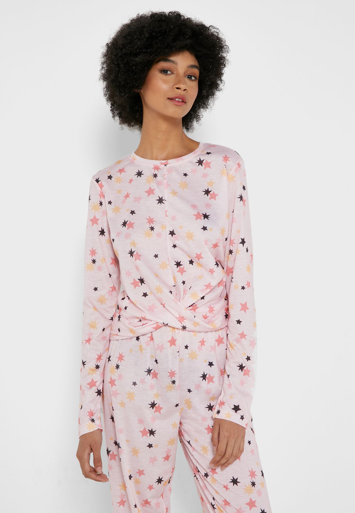 Buy Ls Lingerie pink Star Knot Pyjama Top for Women in MENA, Worldwide ...