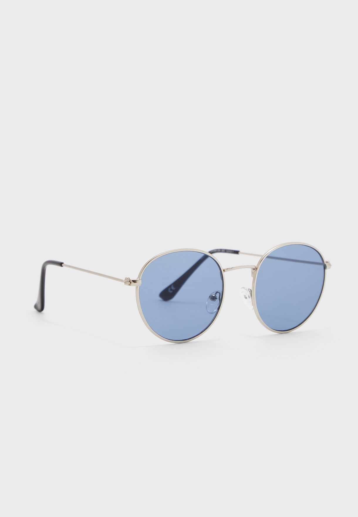 silver round sunglasses
