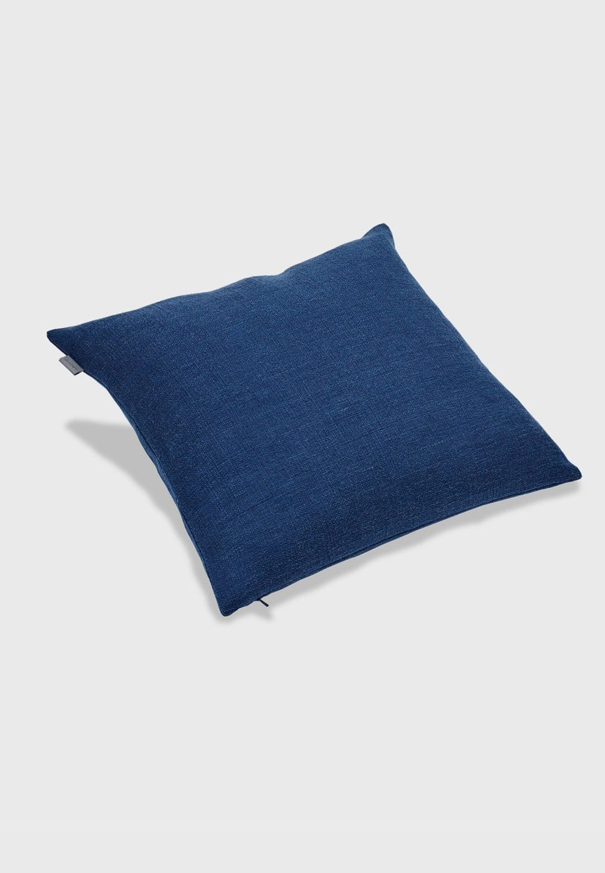 Square Sateen Blue Fellow Cushion Cover