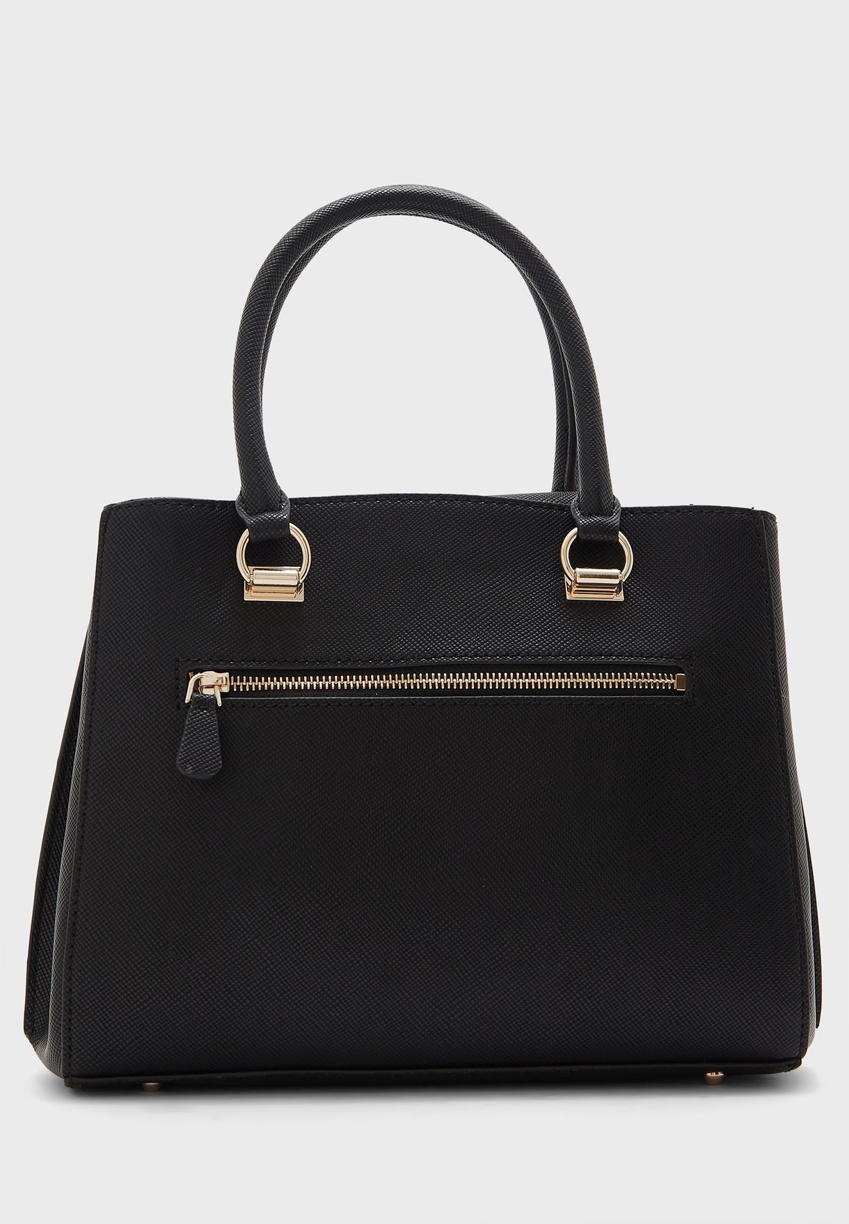 Buy Guess black Alexie Girlfriend Satchel for Women in Riyadh, Jeddah